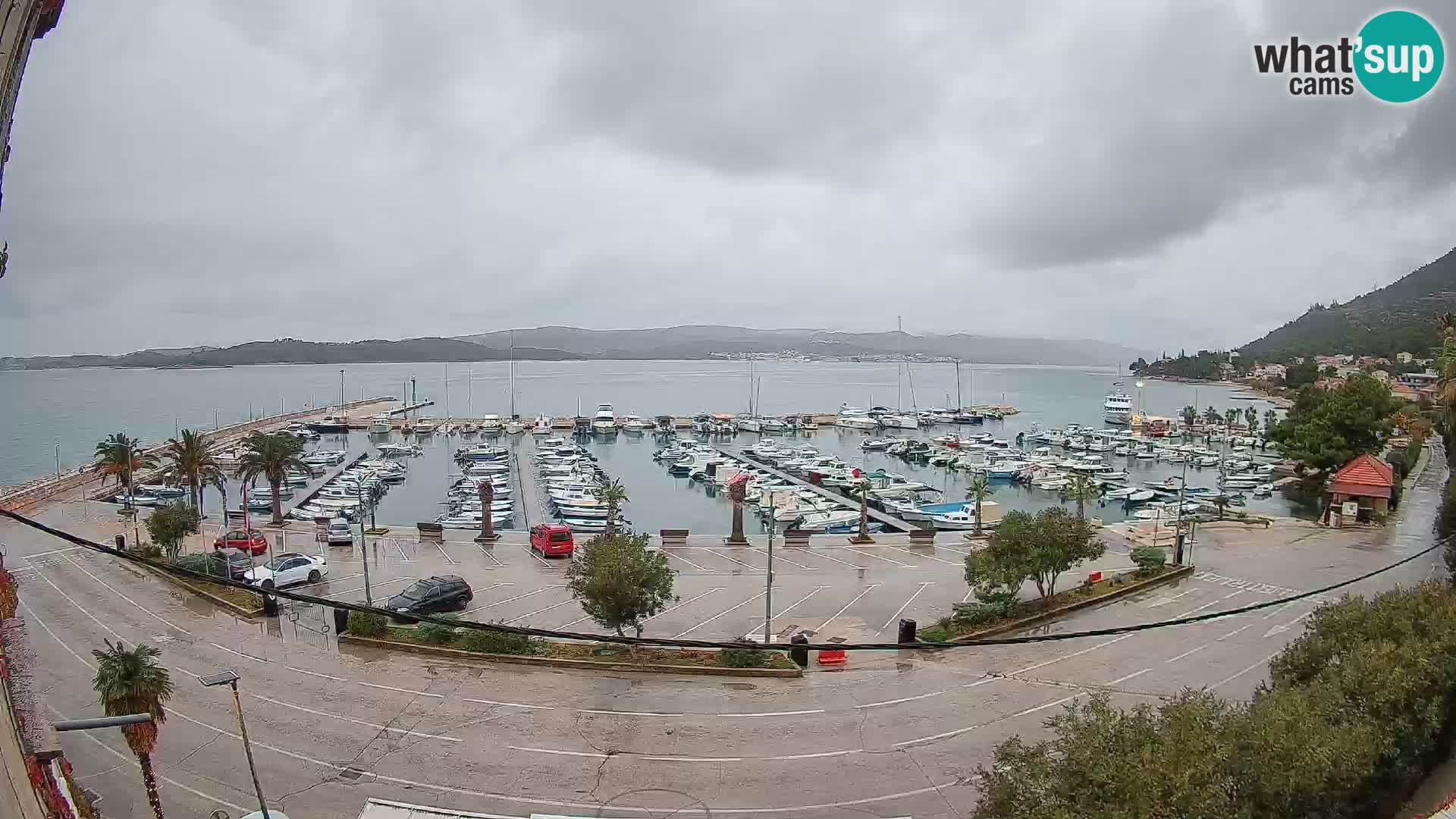 Webcam Orebić Uferpromenade – Fähre nach Korčula Live