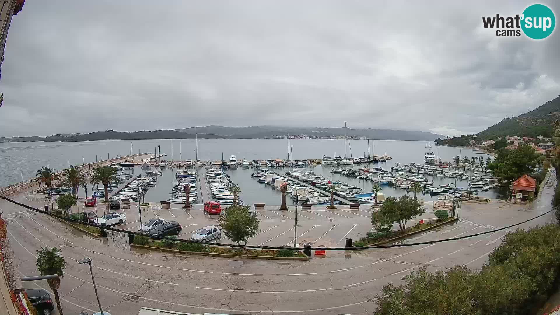 Webcam Orebić Riva – Ferry to Korčula Live