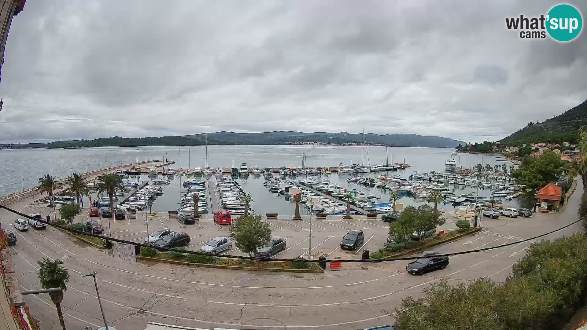 Webcam Orebić Riva – Ferry vers Korčula en direct