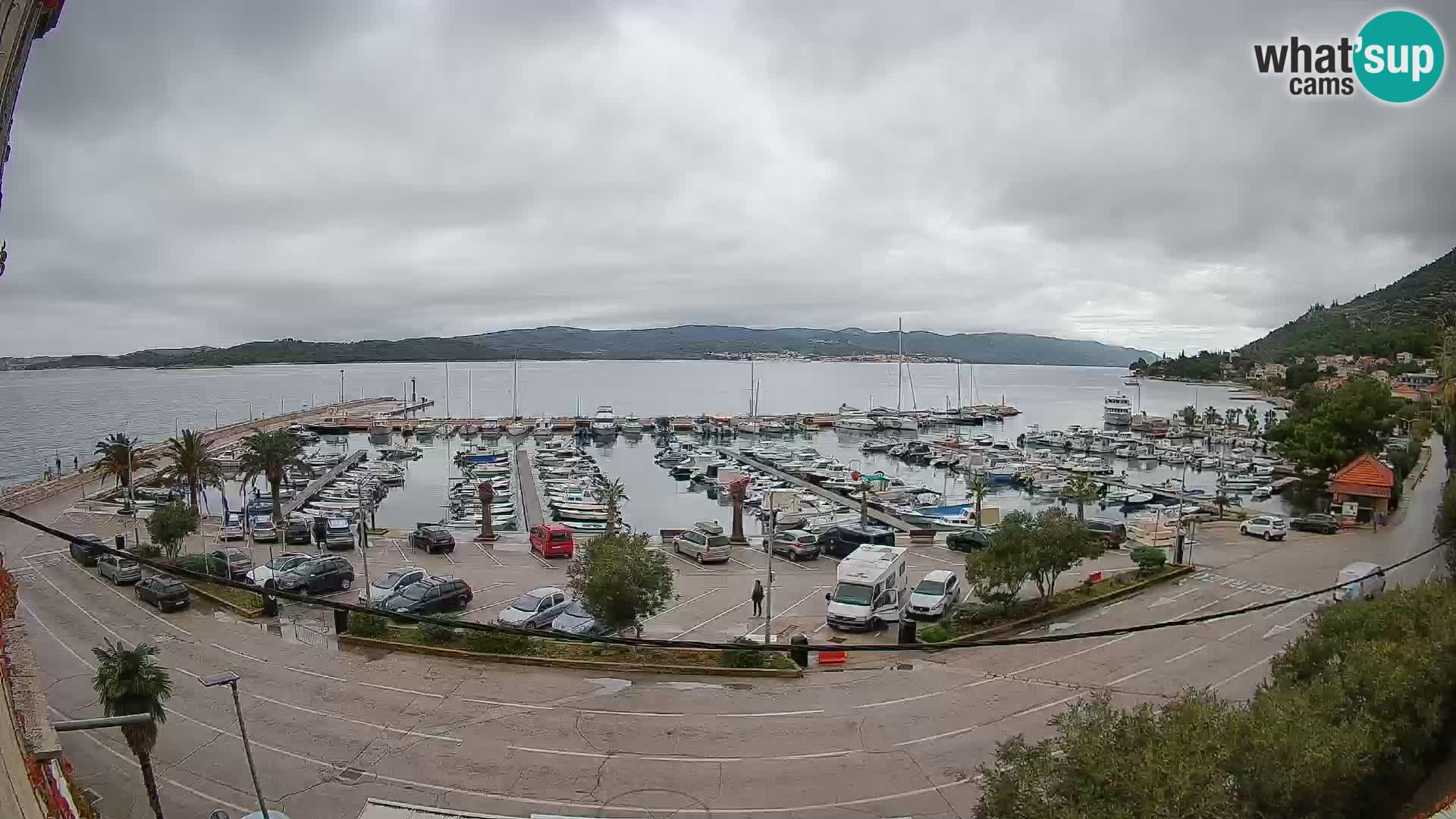 Web kamera Orebić Riva – Trajekt za Korčulu uživo