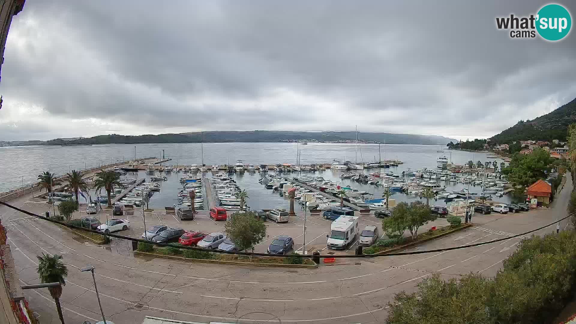 Webcam Orebić Riva – Ferry vers Korčula en direct
