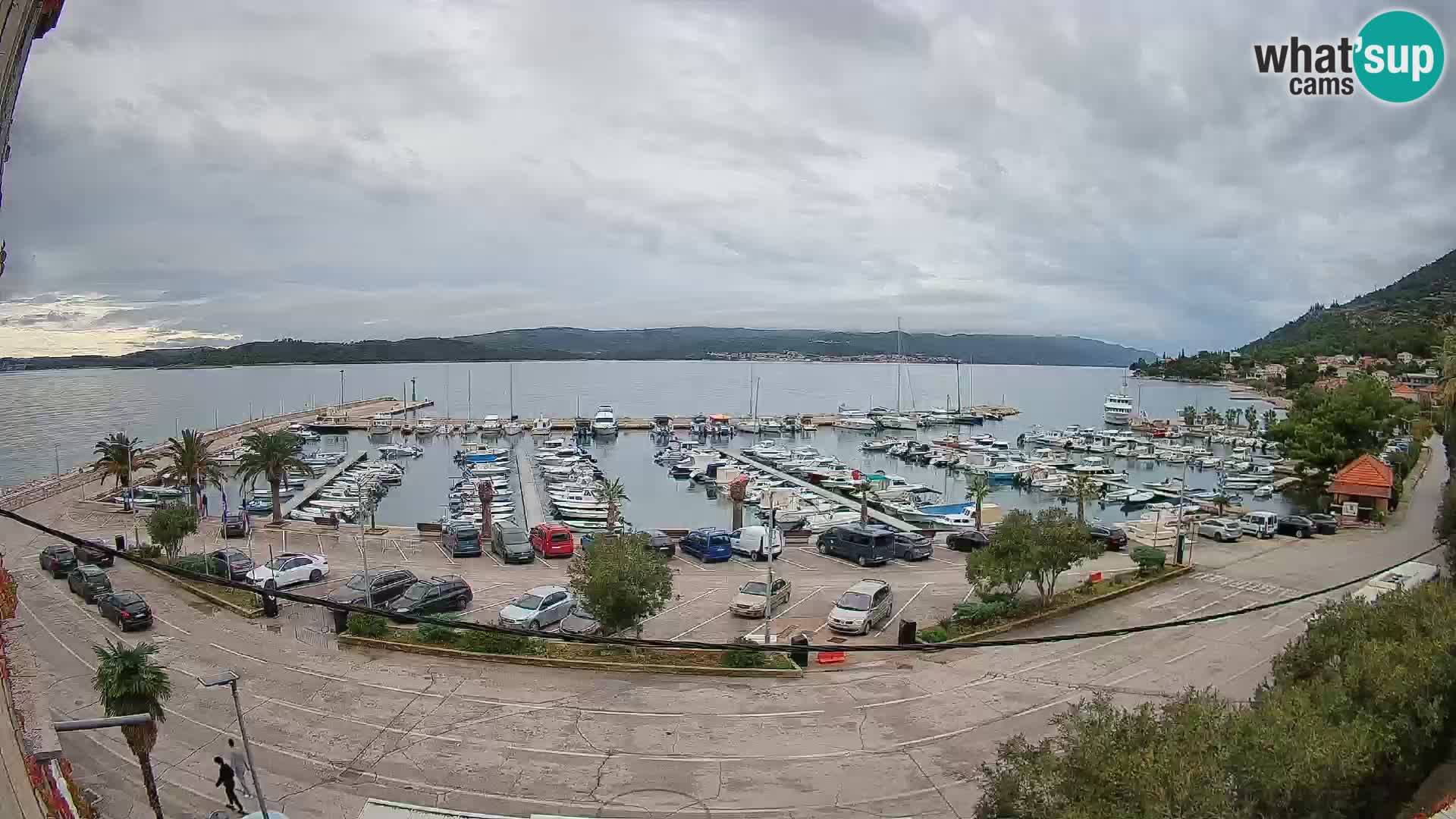 Web kamera Orebić Riva – Trajekt za Korčulu uživo