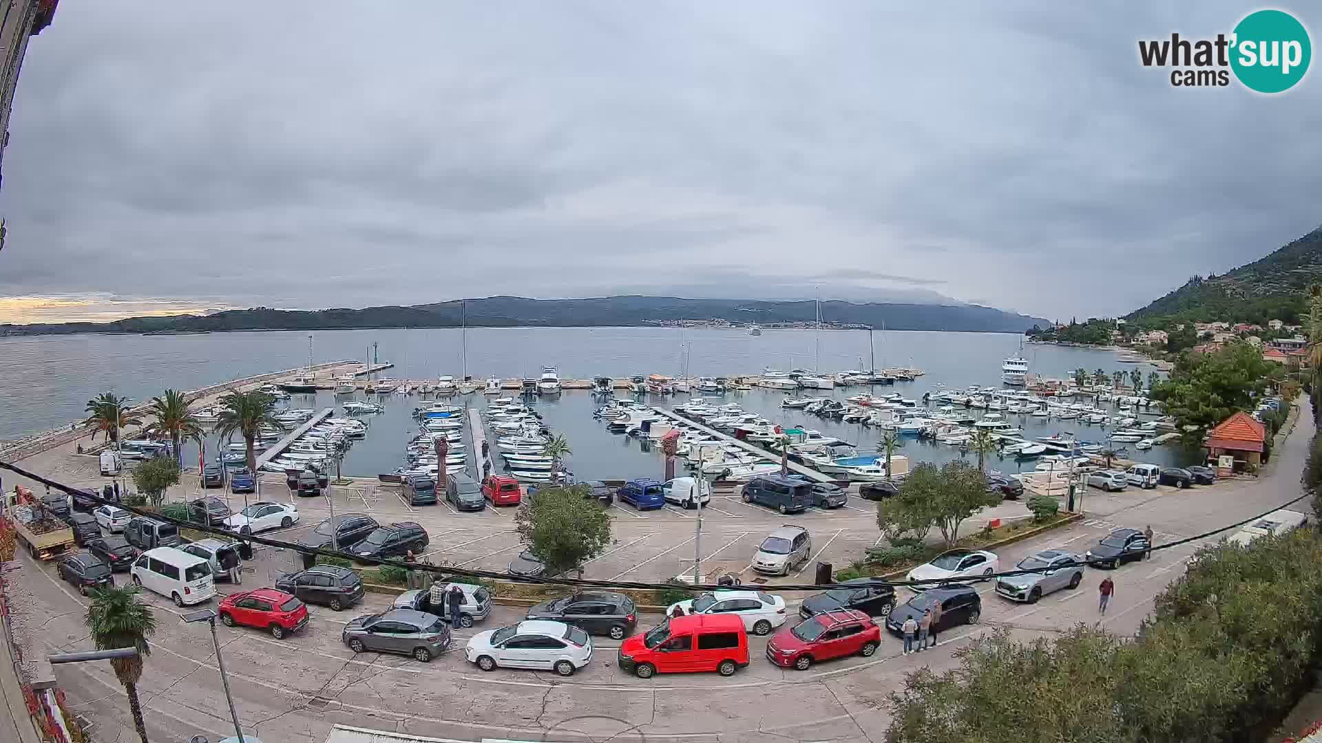 Webcam Orebić Riva – Ferry vers Korčula en direct