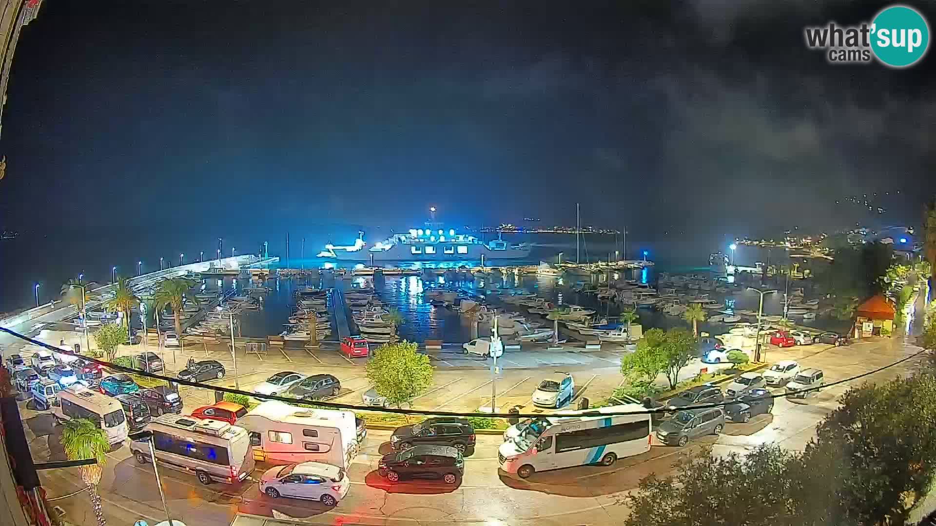 Spletna kamera Orebić Riva – Trajekt za Korčulo v živo