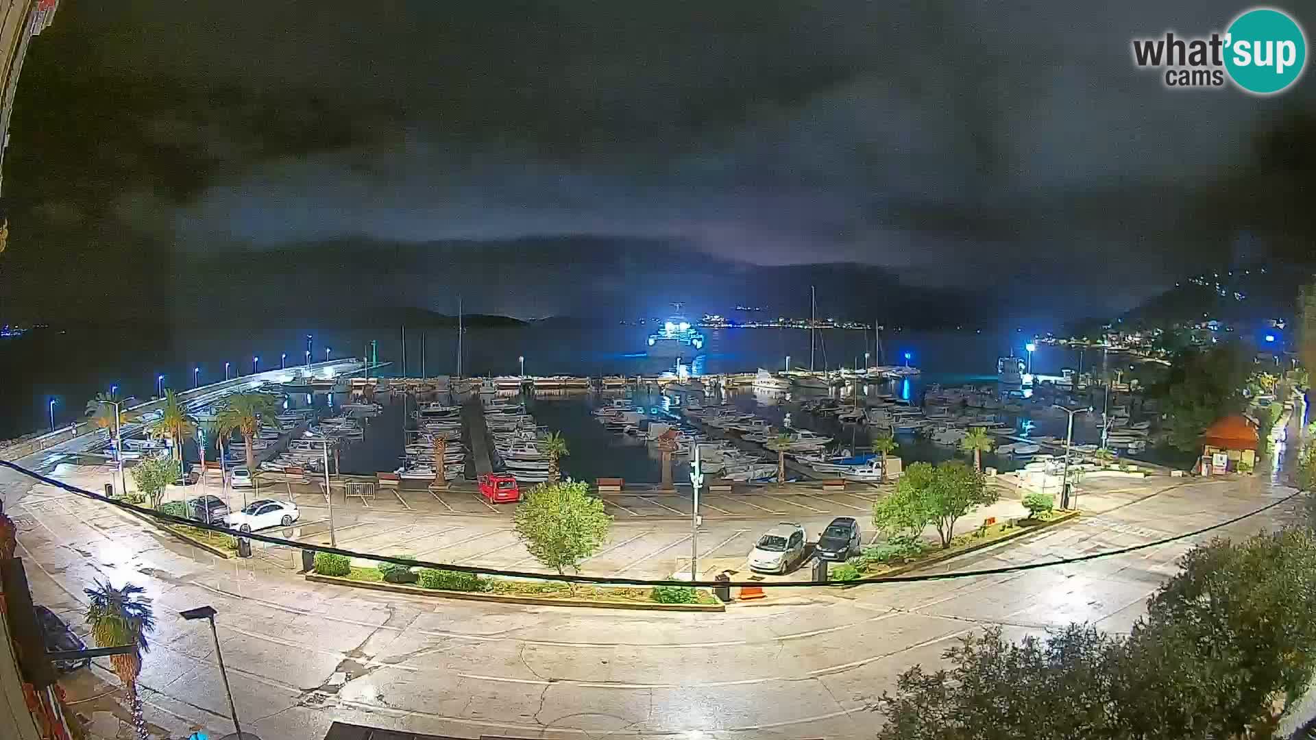 Webcam Orebić Uferpromenade – Fähre nach Korčula Live