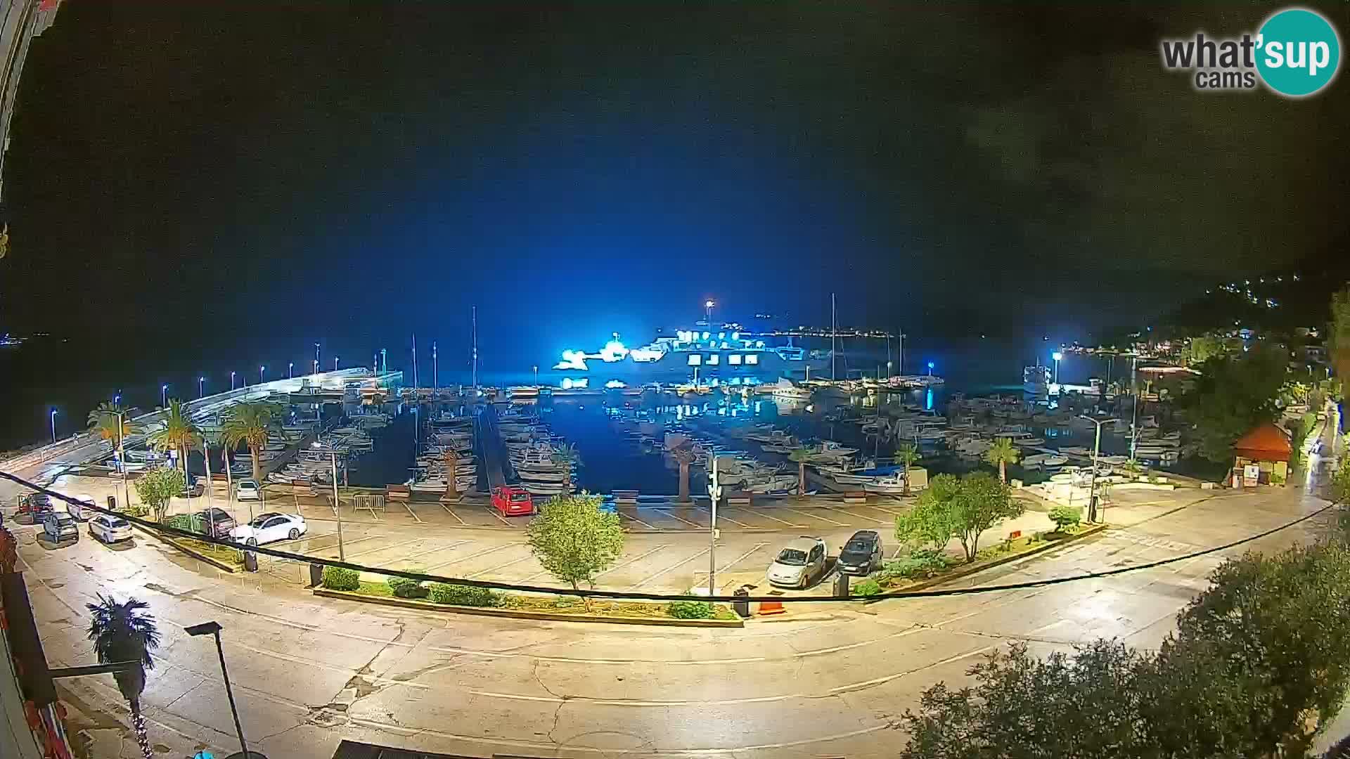 Webcam Orebić Riva – Ferry to Korčula Live