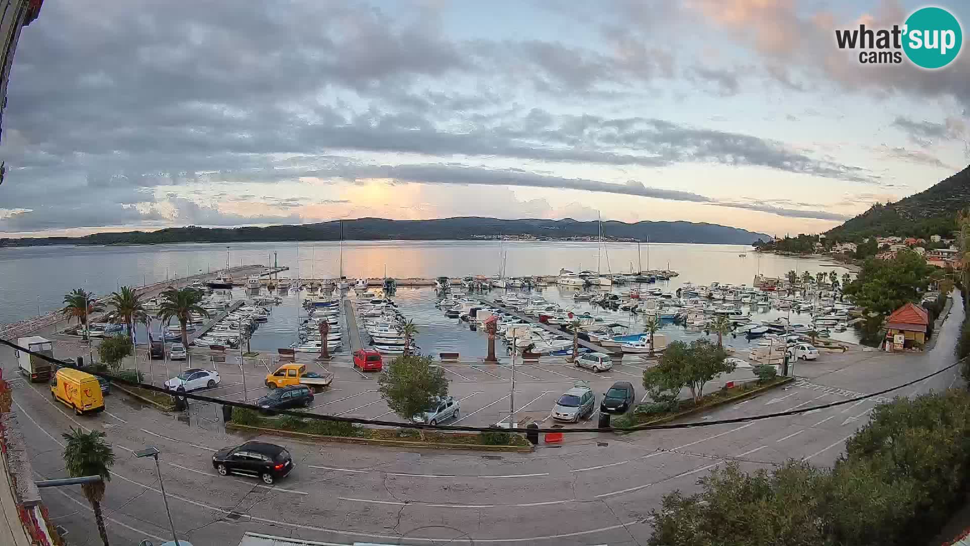Webcam Orebić Riva – Ferry to Korčula Live