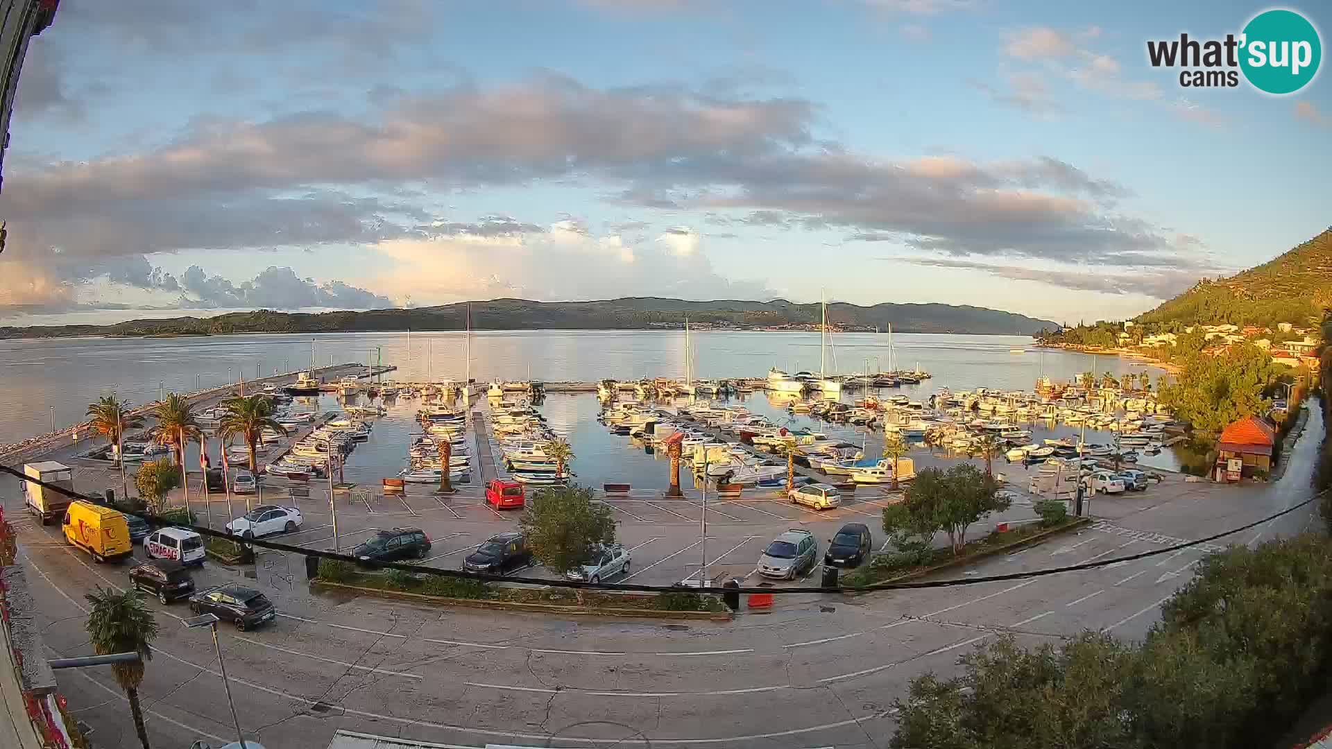 Webcam Orebić Riva – Ferry vers Korčula en direct