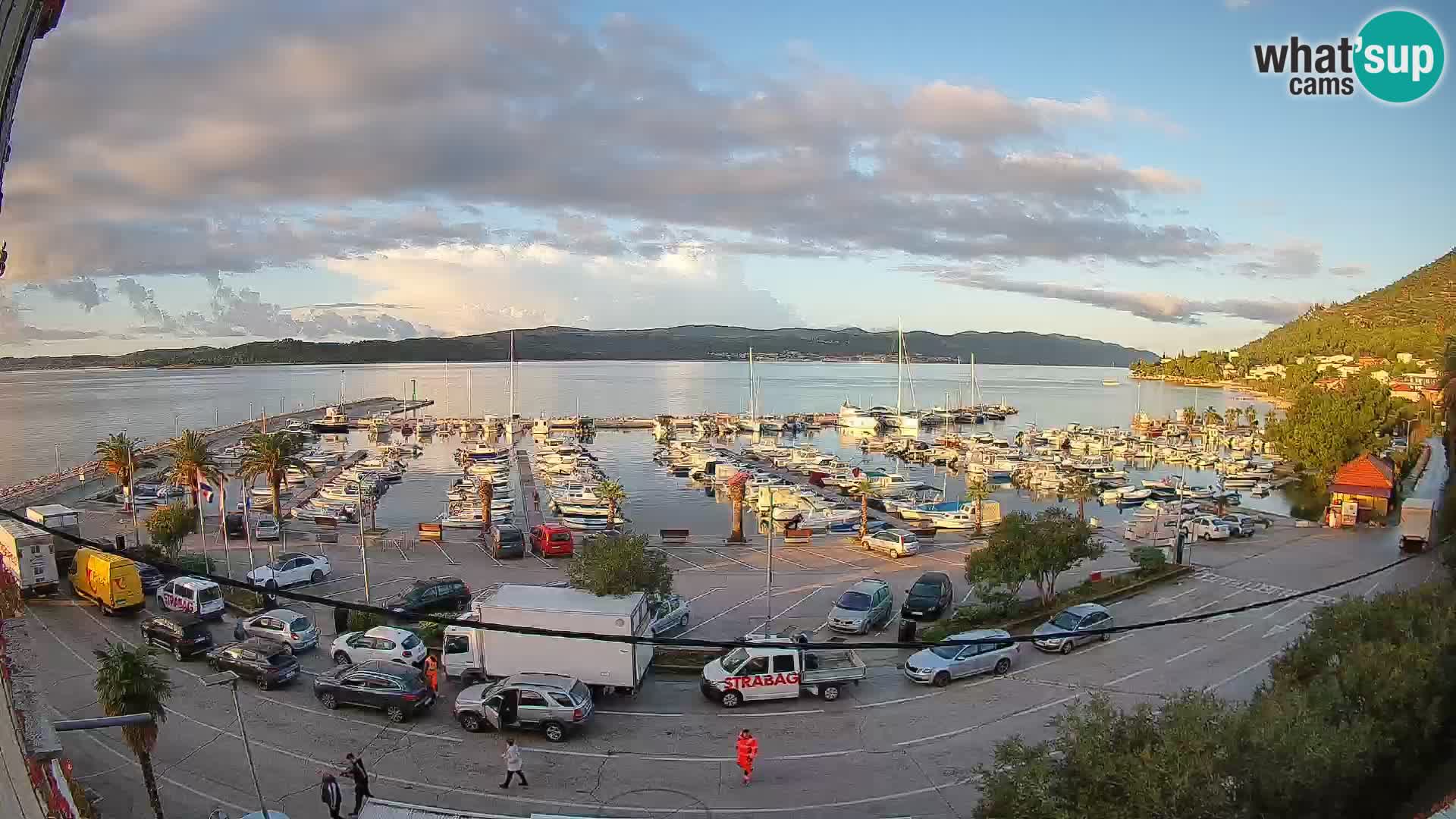 Webcam Orebić Riva – Ferry to Korčula Live