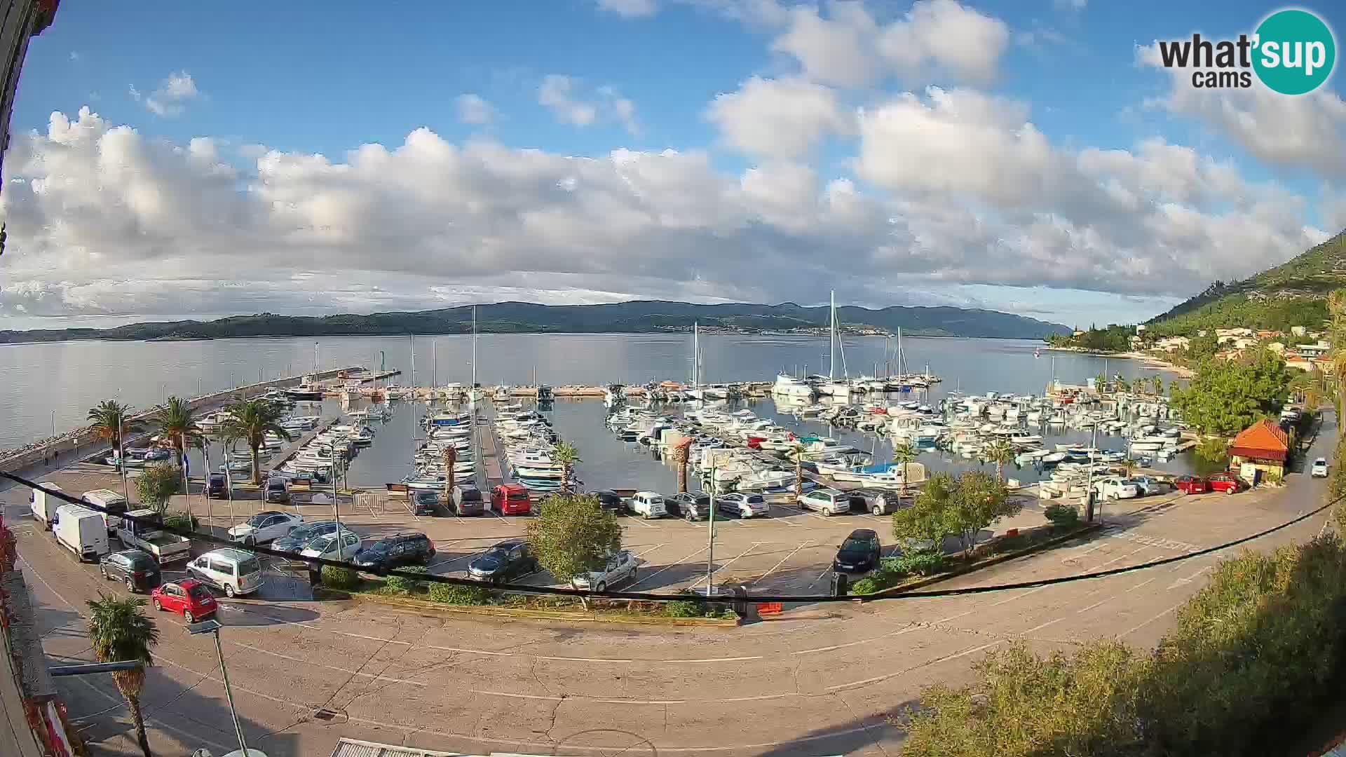 Webcam Orebić Riva – Ferry to Korčula Live