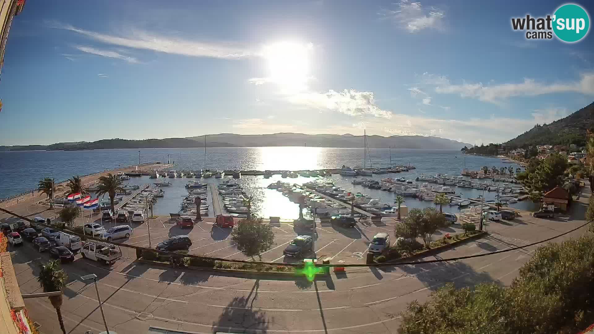 Web kamera Orebić Riva – Trajekt za Korčulu uživo