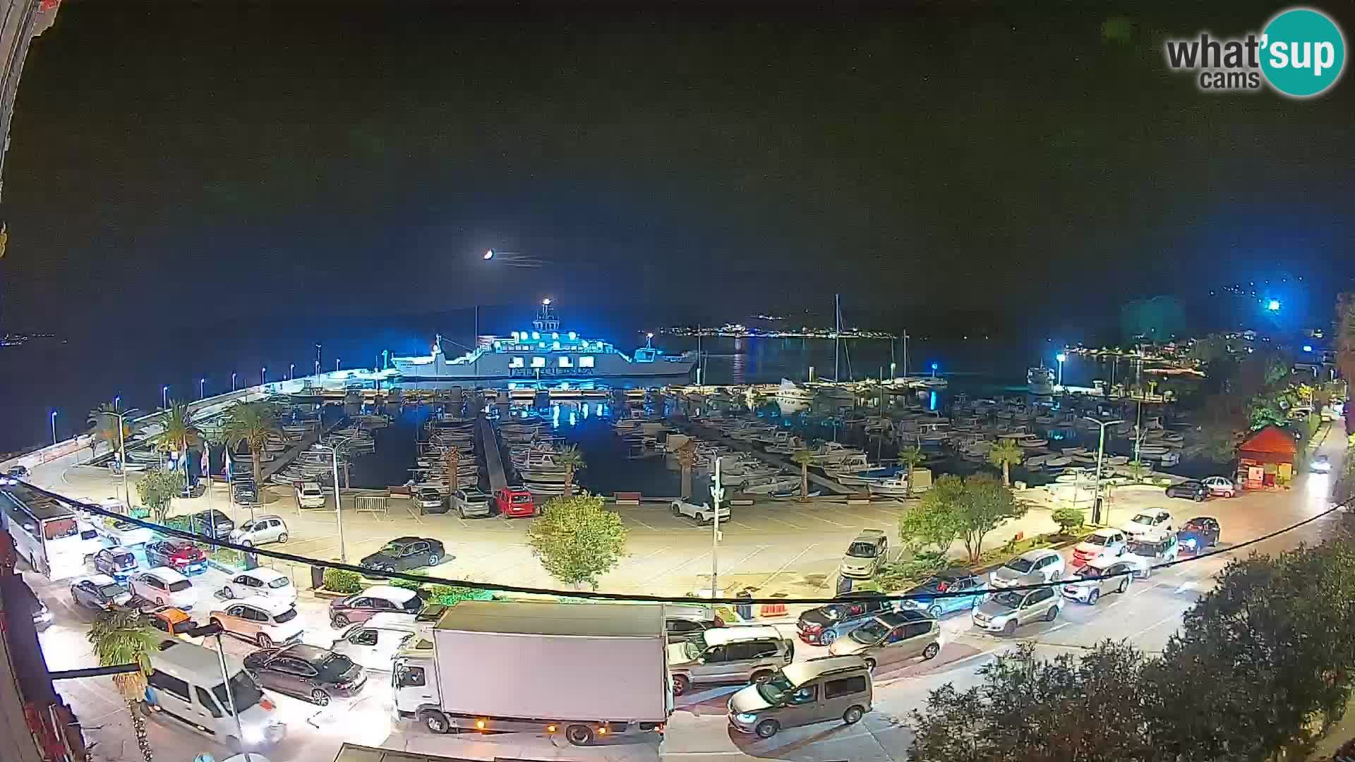 Webcam Orebić Riva – Ferry to Korčula Live