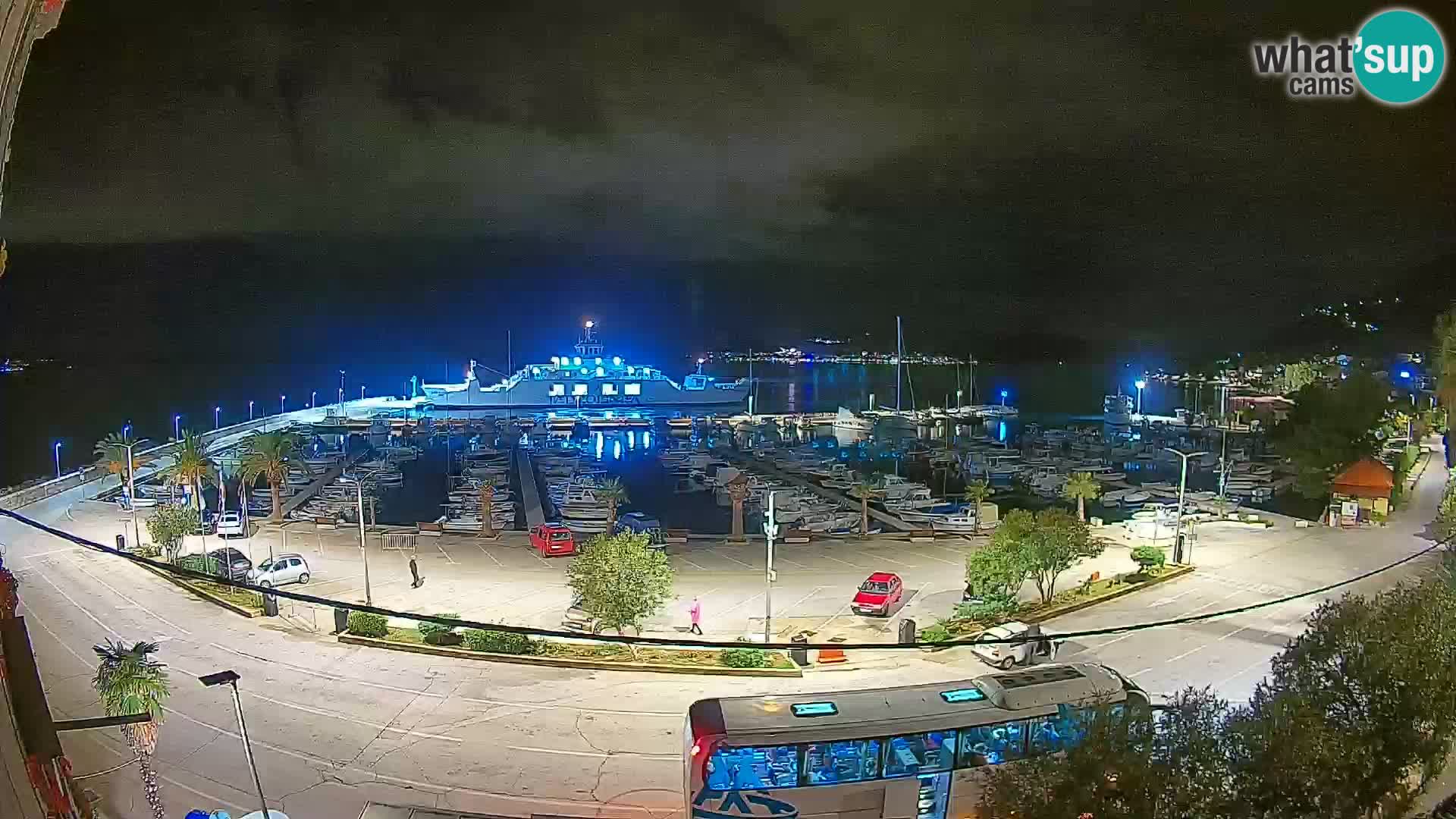 Webcam Orebić Riva – Ferry vers Korčula en direct