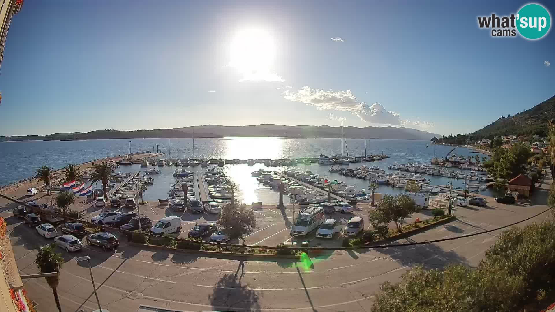 Web kamera Orebić Riva – Trajekt za Korčulu uživo