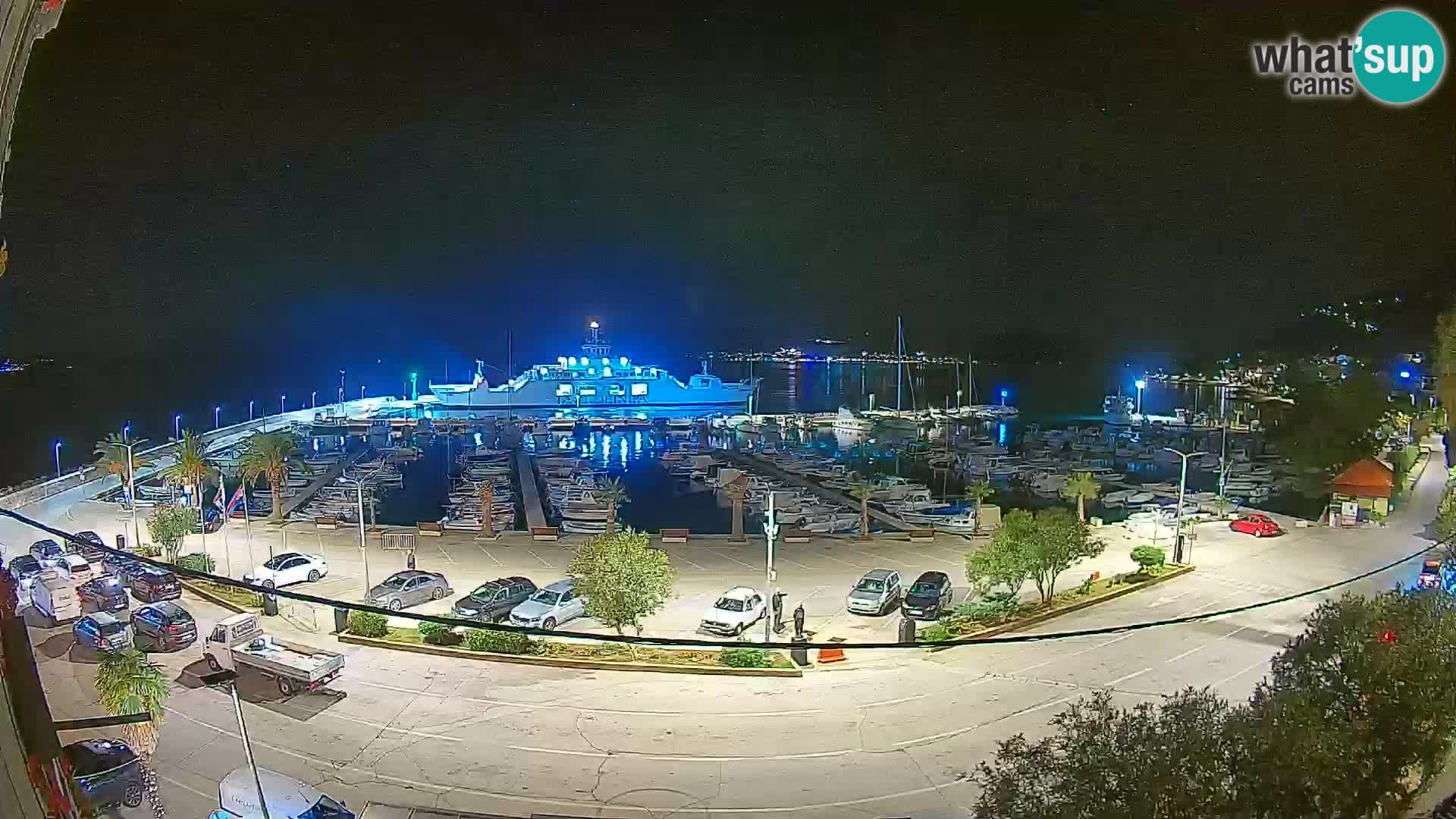 Webcam Orebić Riva – Ferry to Korčula Live