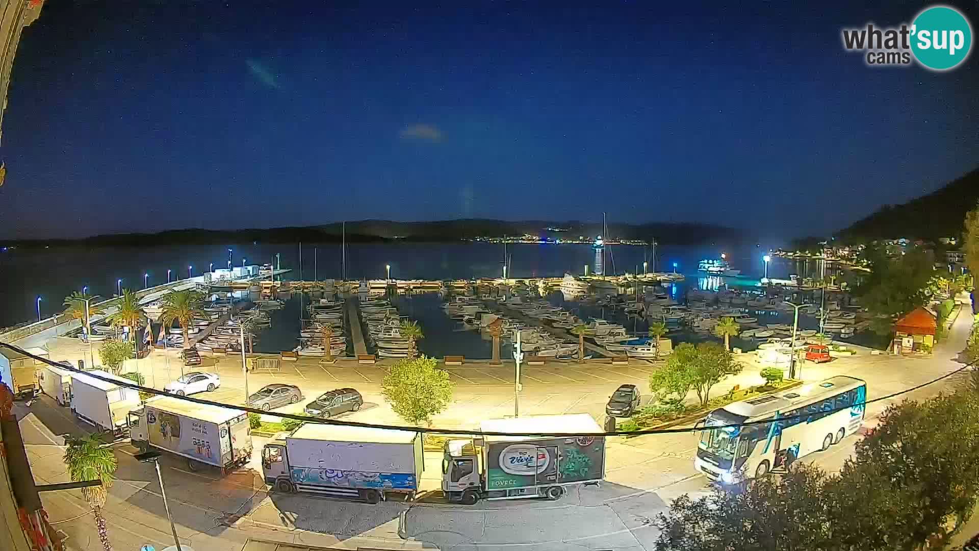 Webcam Orebić Riva – Ferry a Korčula en vivo