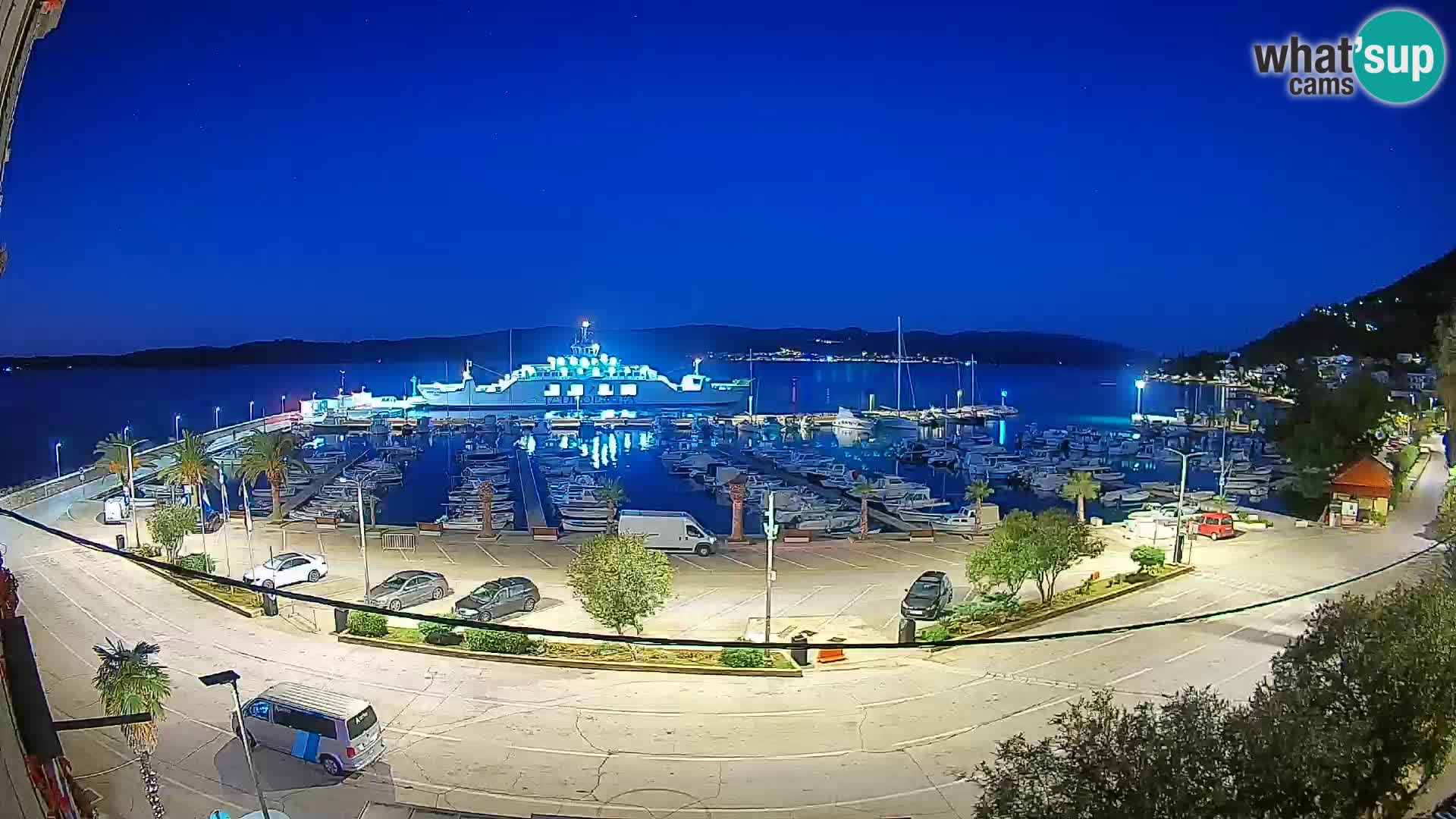 Webcam Orebić Riva – Ferry to Korčula Live