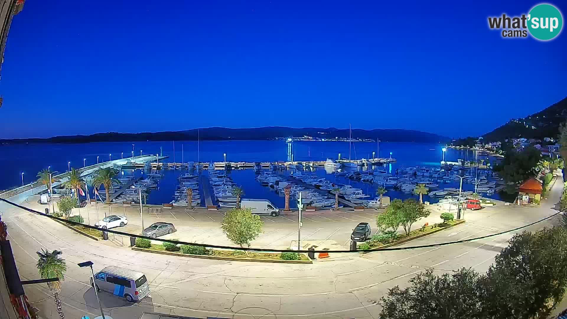 Webcam Orebić Riva – Ferry to Korčula Live