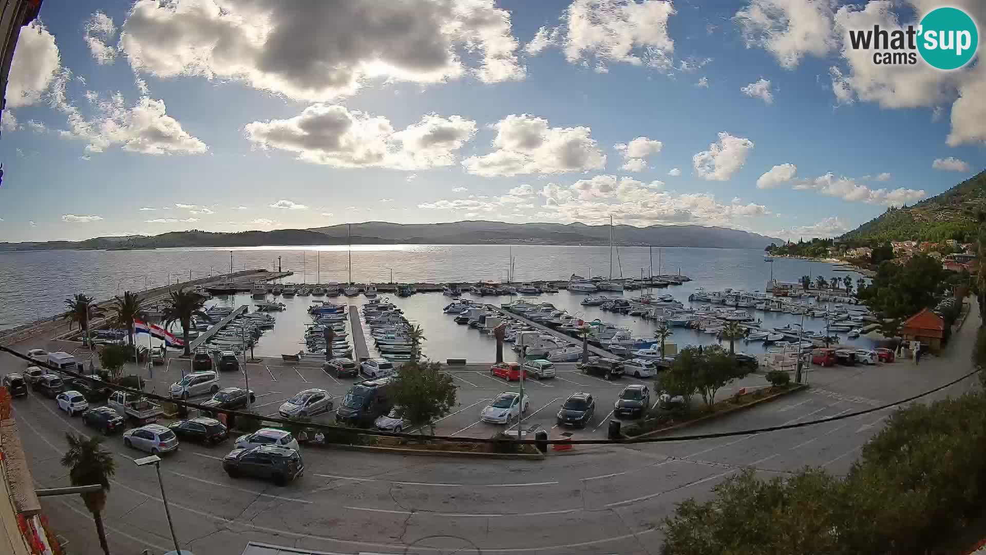 Webcam Orebić Riva – Ferry vers Korčula en direct