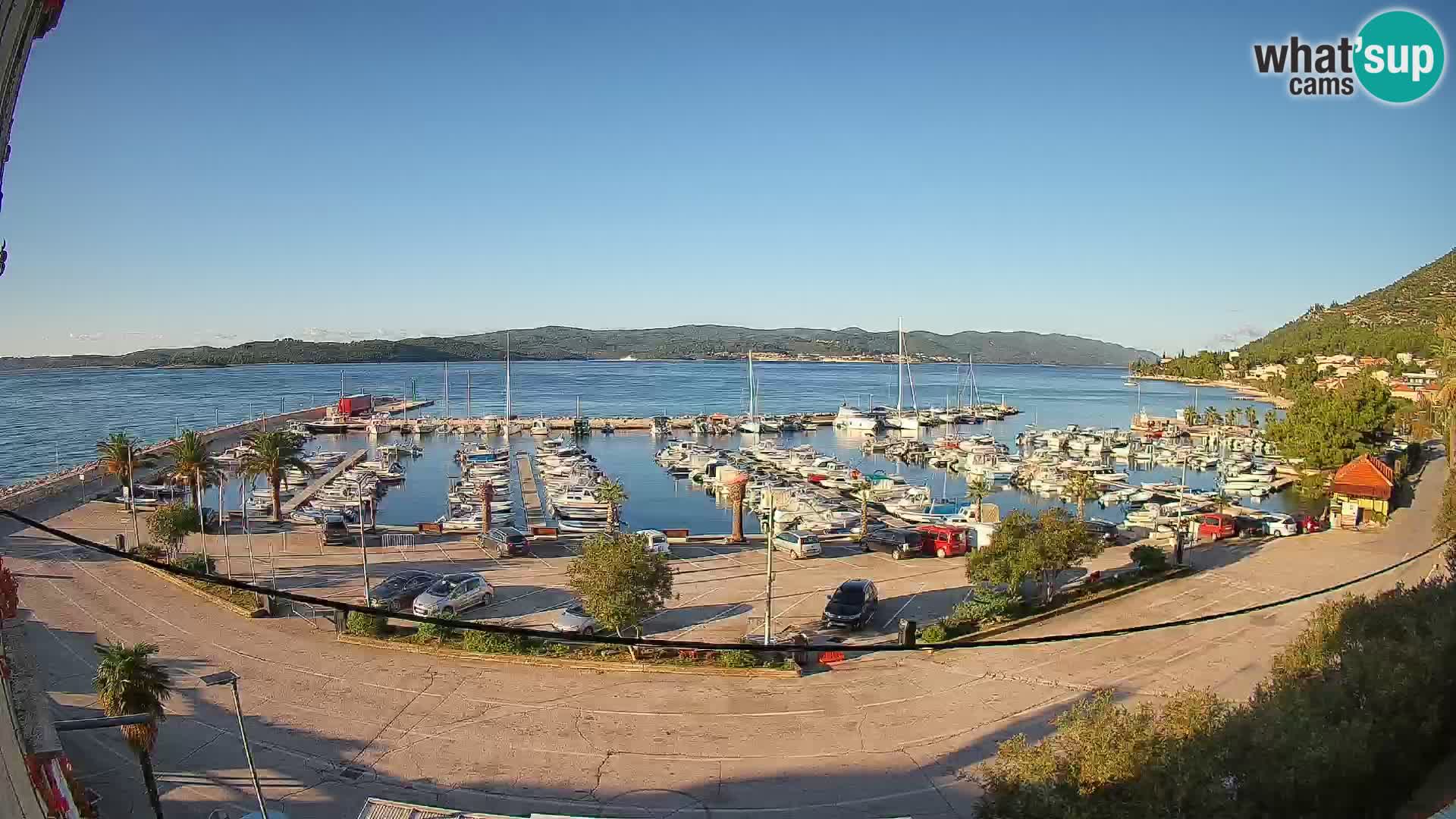 Webcam Orebić Riva – Ferry vers Korčula en direct