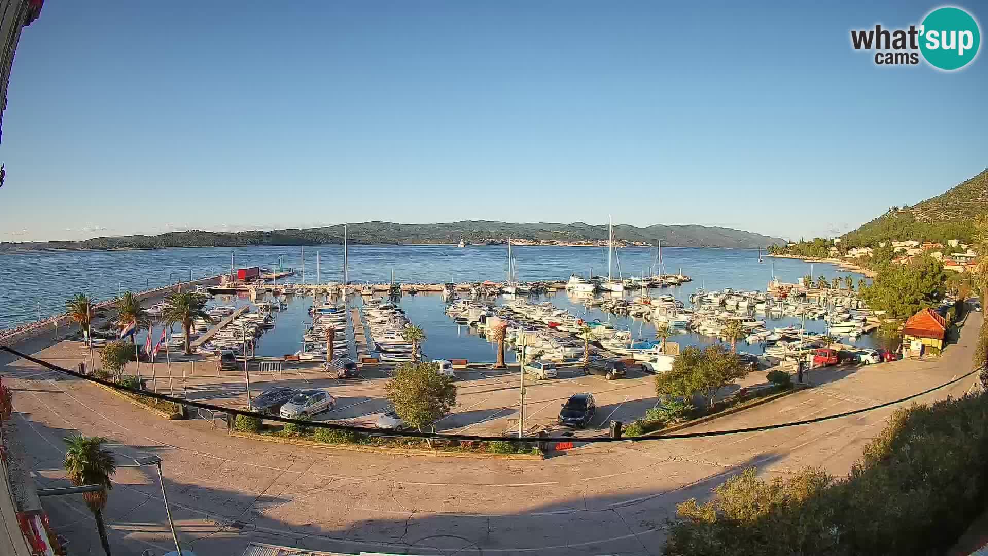 Webcam Orebić Riva – Ferry to Korčula Live