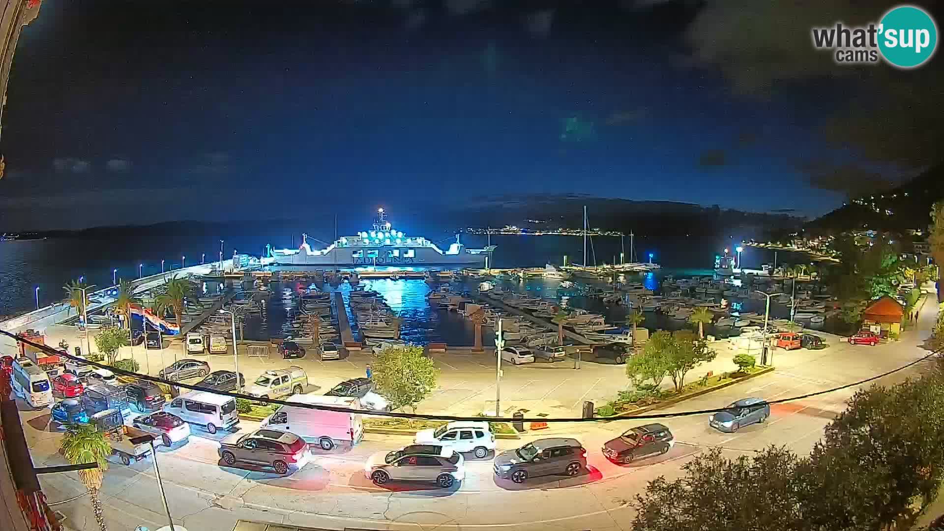 Webcam Orebić Riva – Ferry to Korčula Live