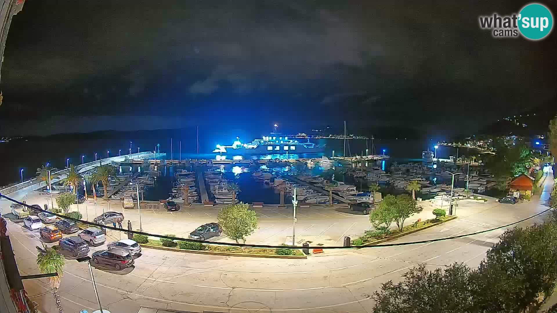 Webcam Orebić Riva – Ferry to Korčula Live