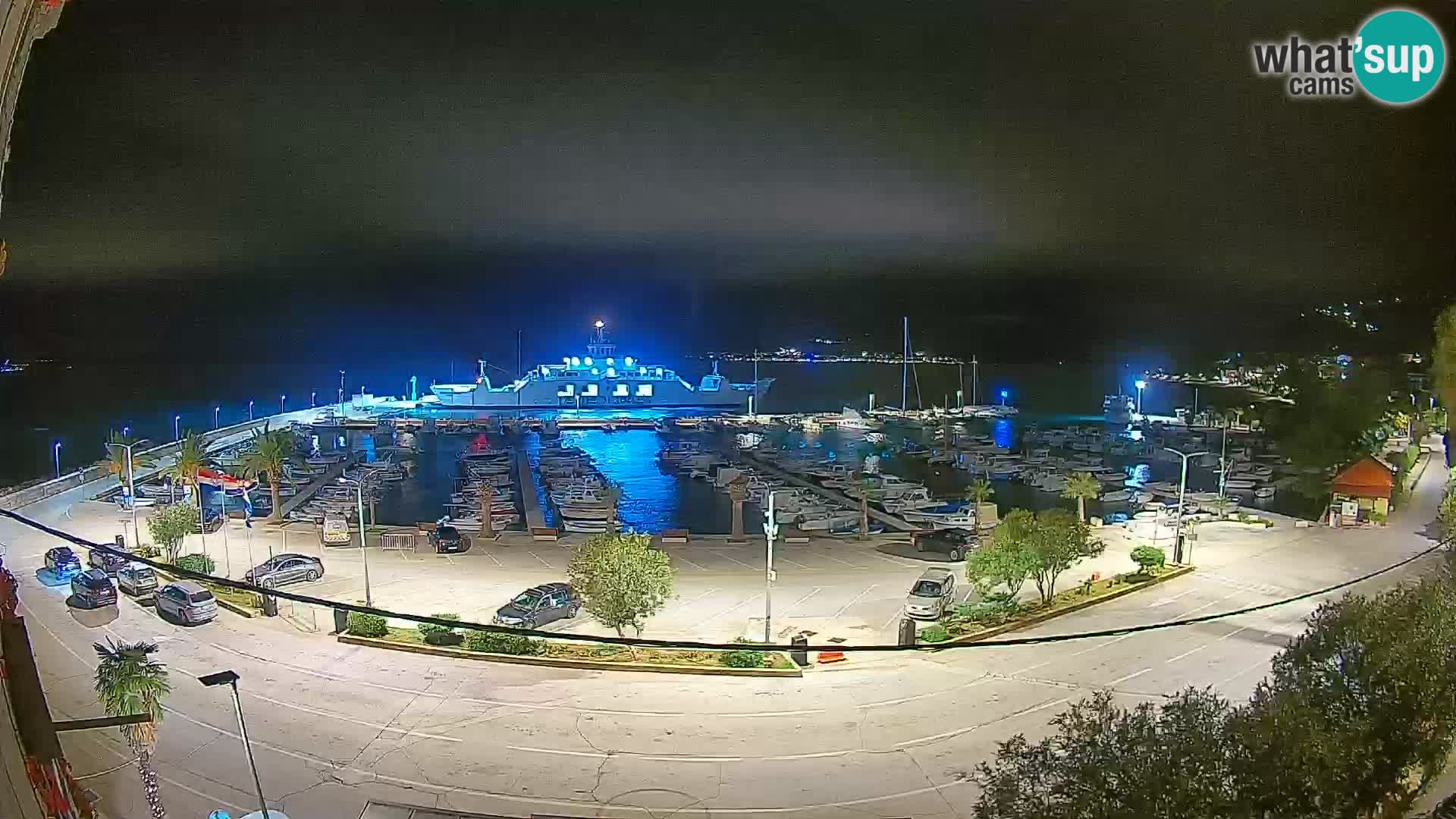 Webcam Orebić Riva – Ferry a Korčula en vivo