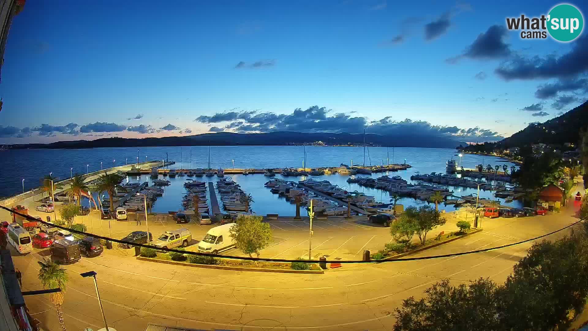 Webcam Orebić Riva – Ferry vers Korčula en direct