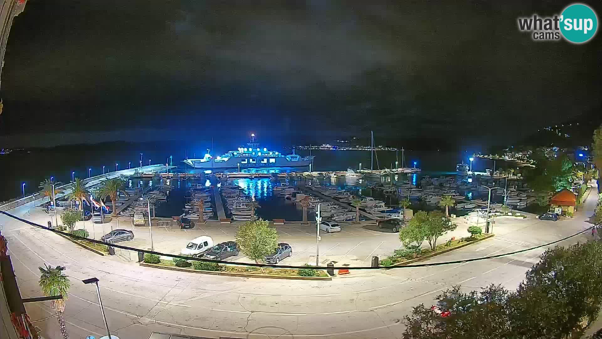 Webcam Orebić Riva – Ferry to Korčula Live