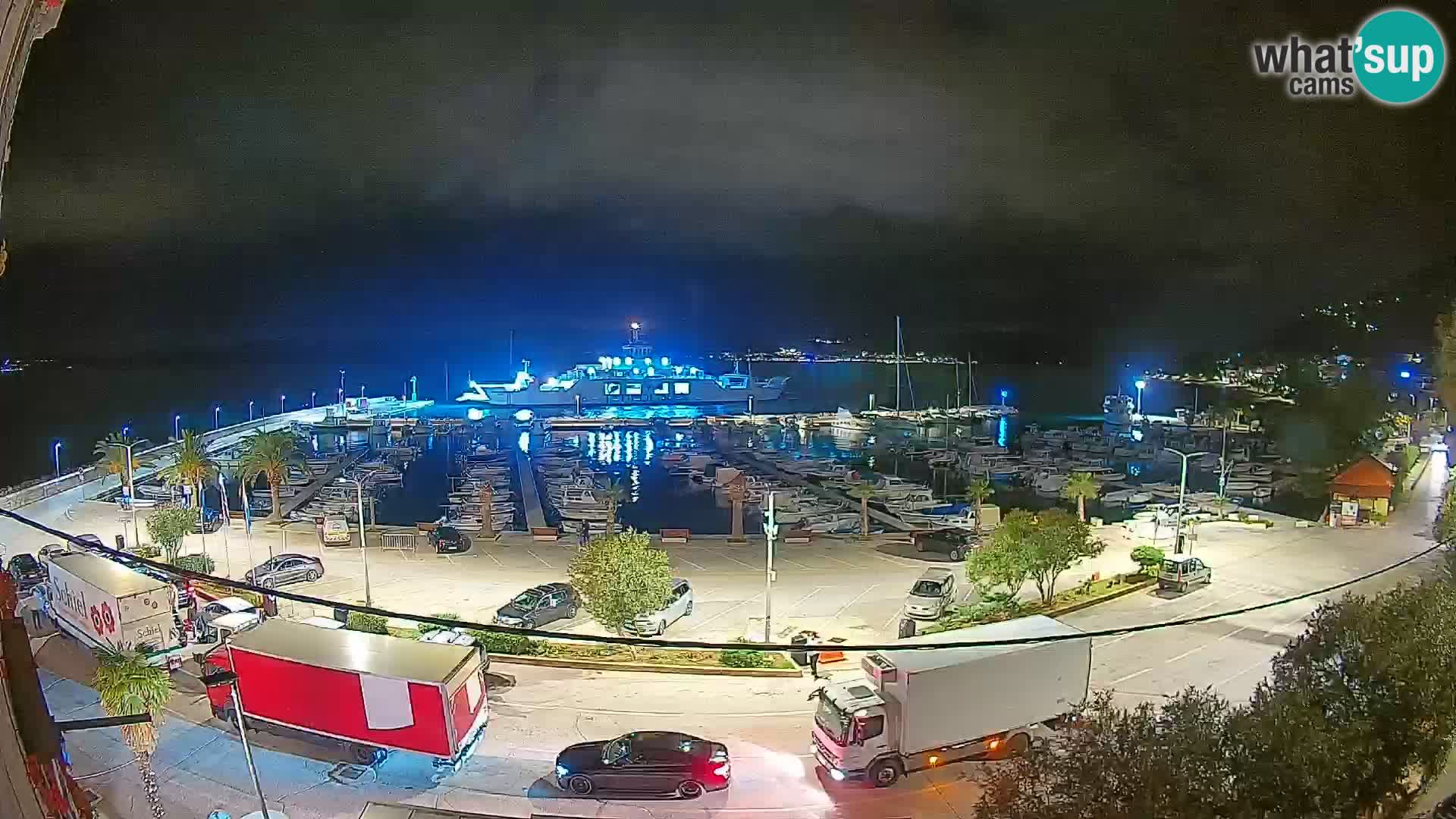 Webcam Orebić Riva – Ferry vers Korčula en direct