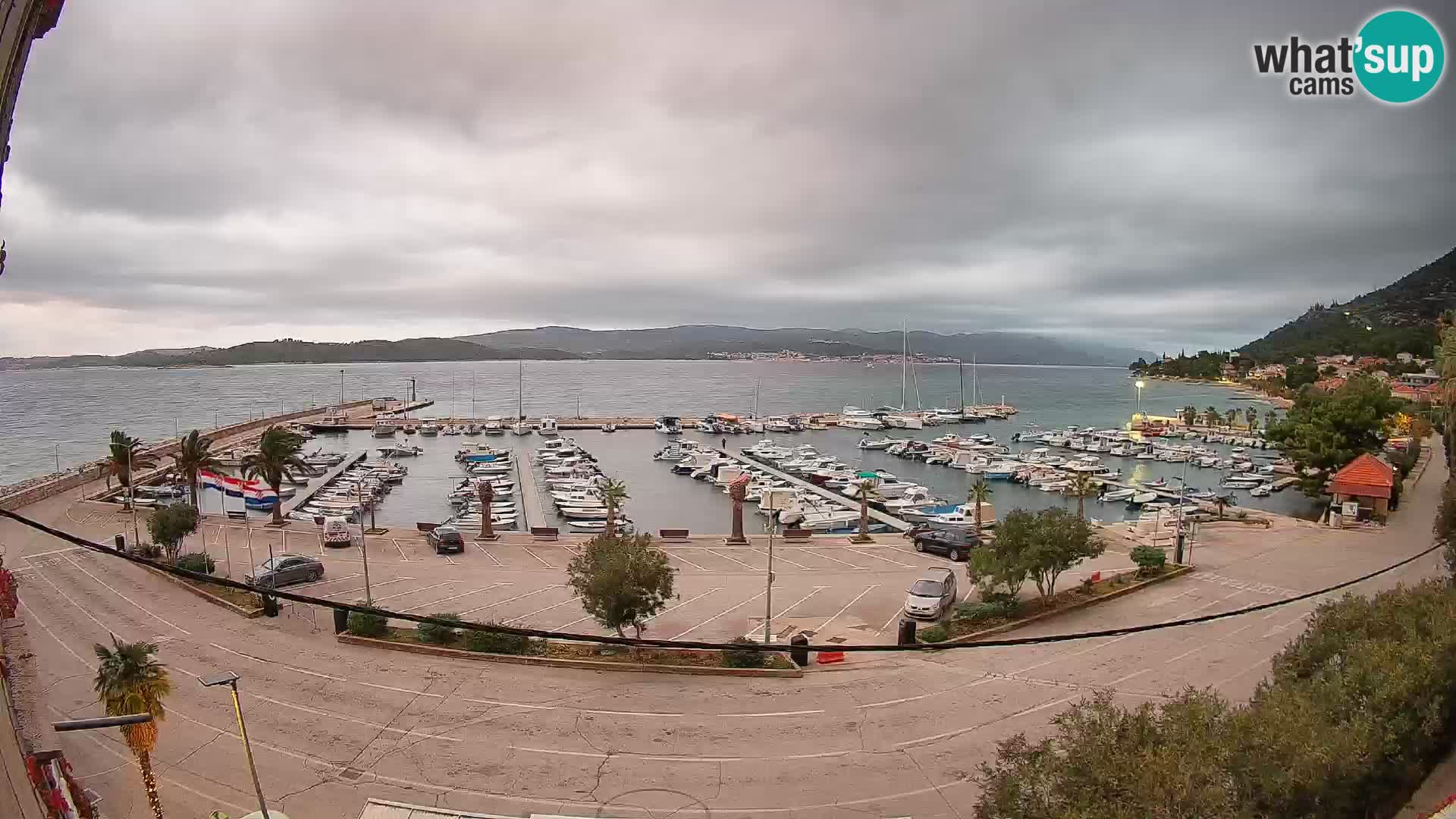Webcam Orebić Riva – Ferry a Korčula en vivo