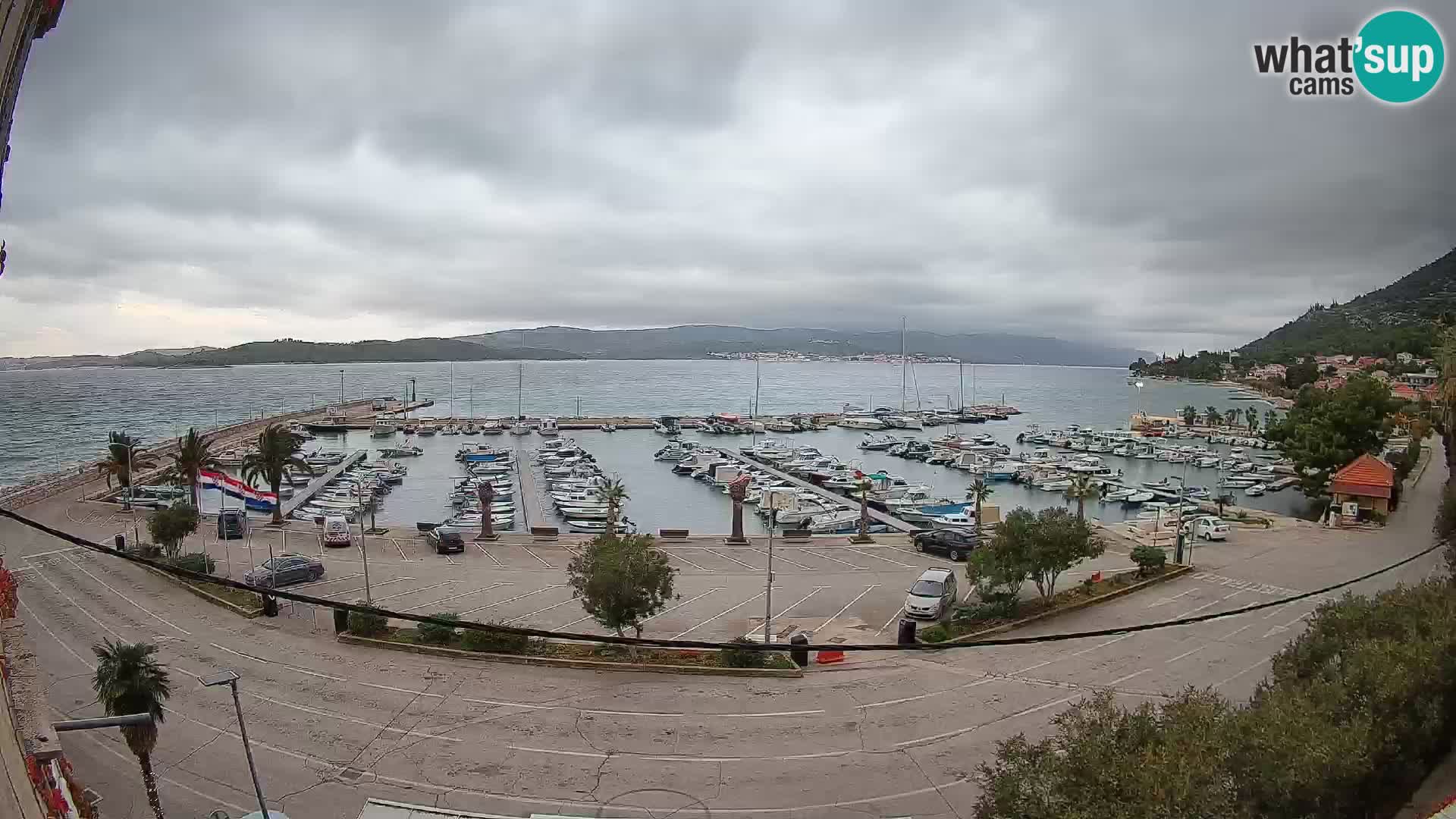 Webcam Orebić Riva – Ferry to Korčula Live