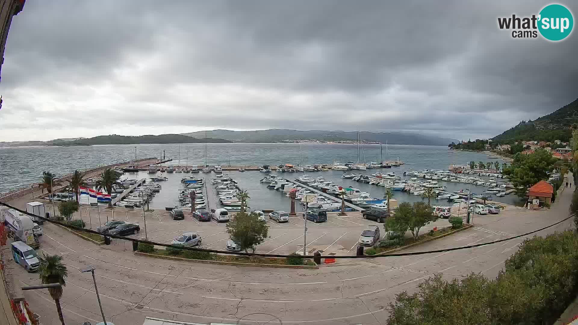 Webcam Orebić Riva – Ferry to Korčula Live