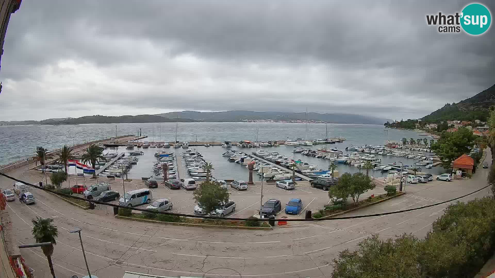 Webcam Orebić Riva – Ferry vers Korčula en direct