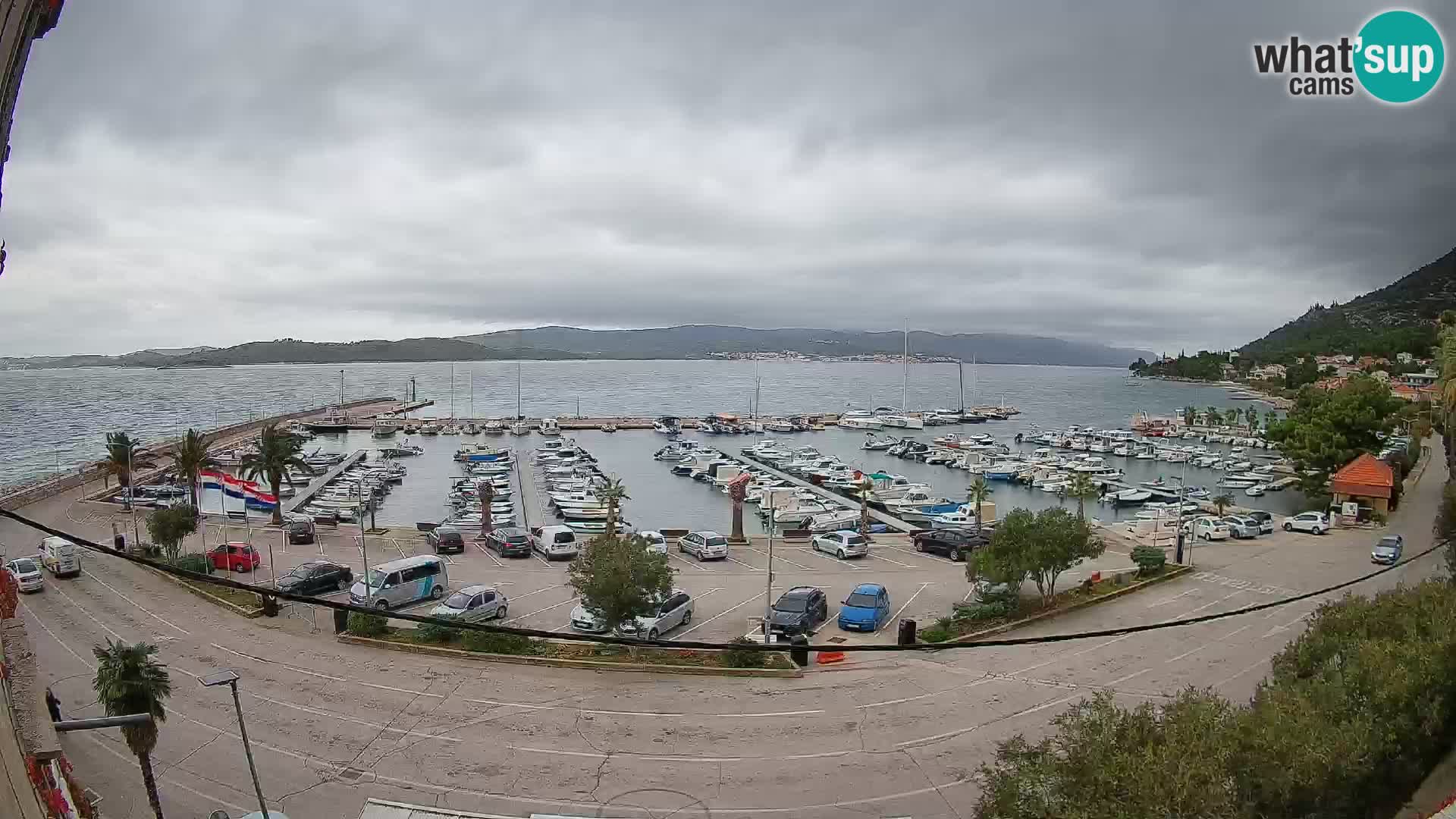 Webcam Orebić Riva – Ferry to Korčula Live