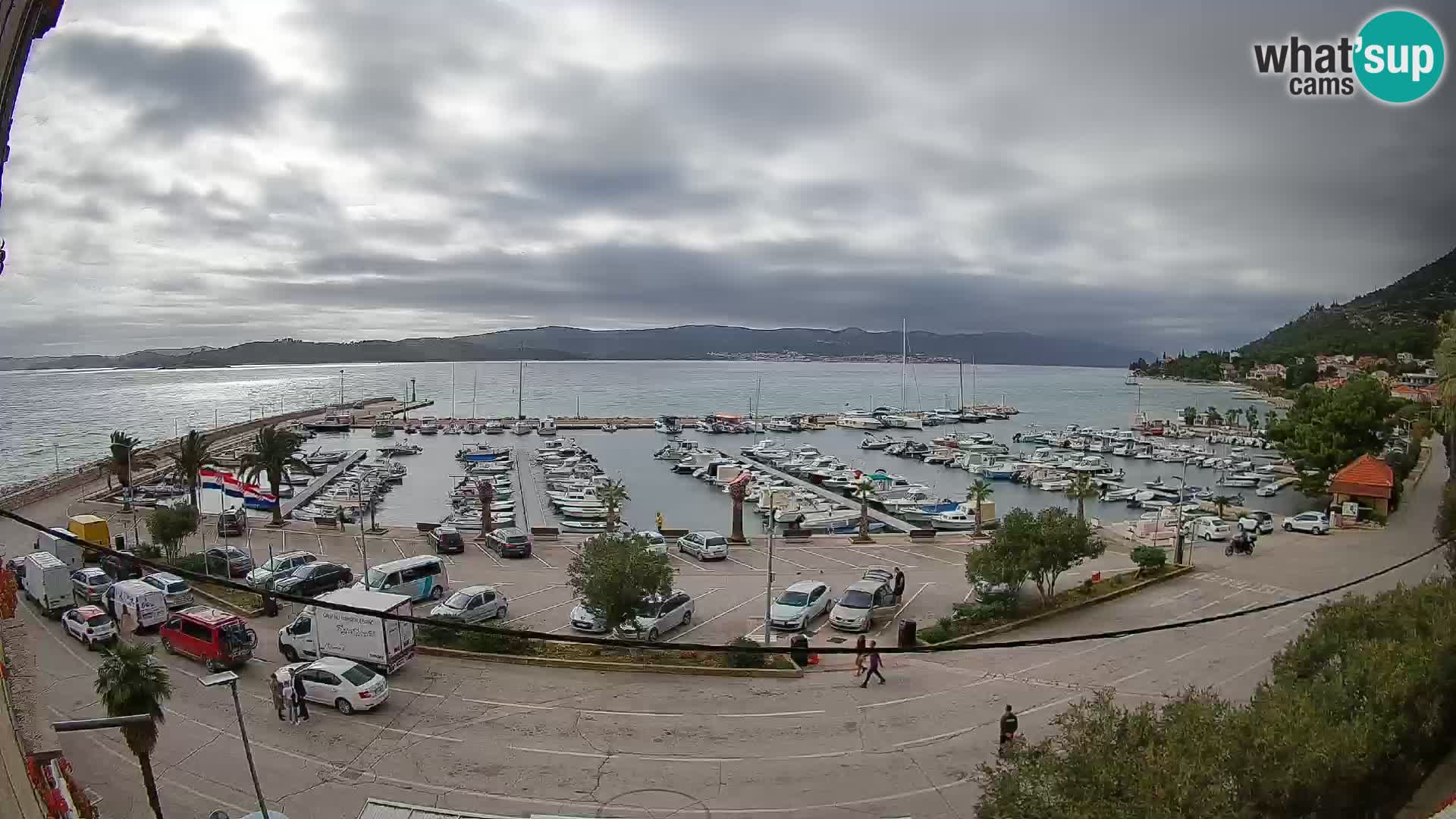 Webcam Orebić Riva – Ferry vers Korčula en direct