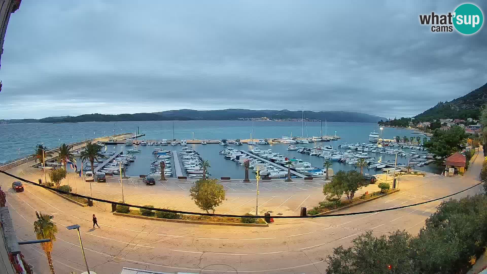 Webcam Orebić Riva – Ferry a Korčula en vivo