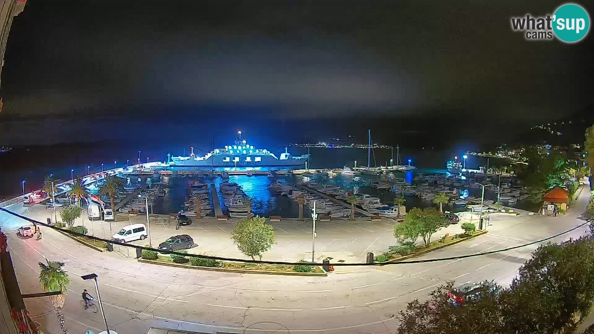 Webcam Orebić Riva – Ferry a Korčula en vivo