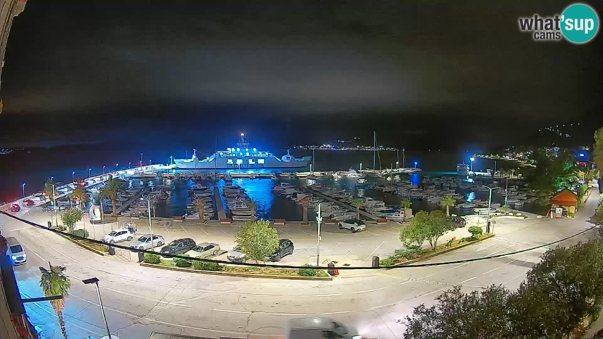 Webcam Orebić Riva – Ferry a Korčula en vivo