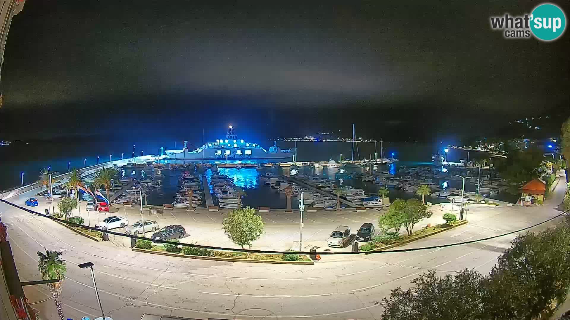Webcam Orebić Riva – Ferry a Korčula en vivo