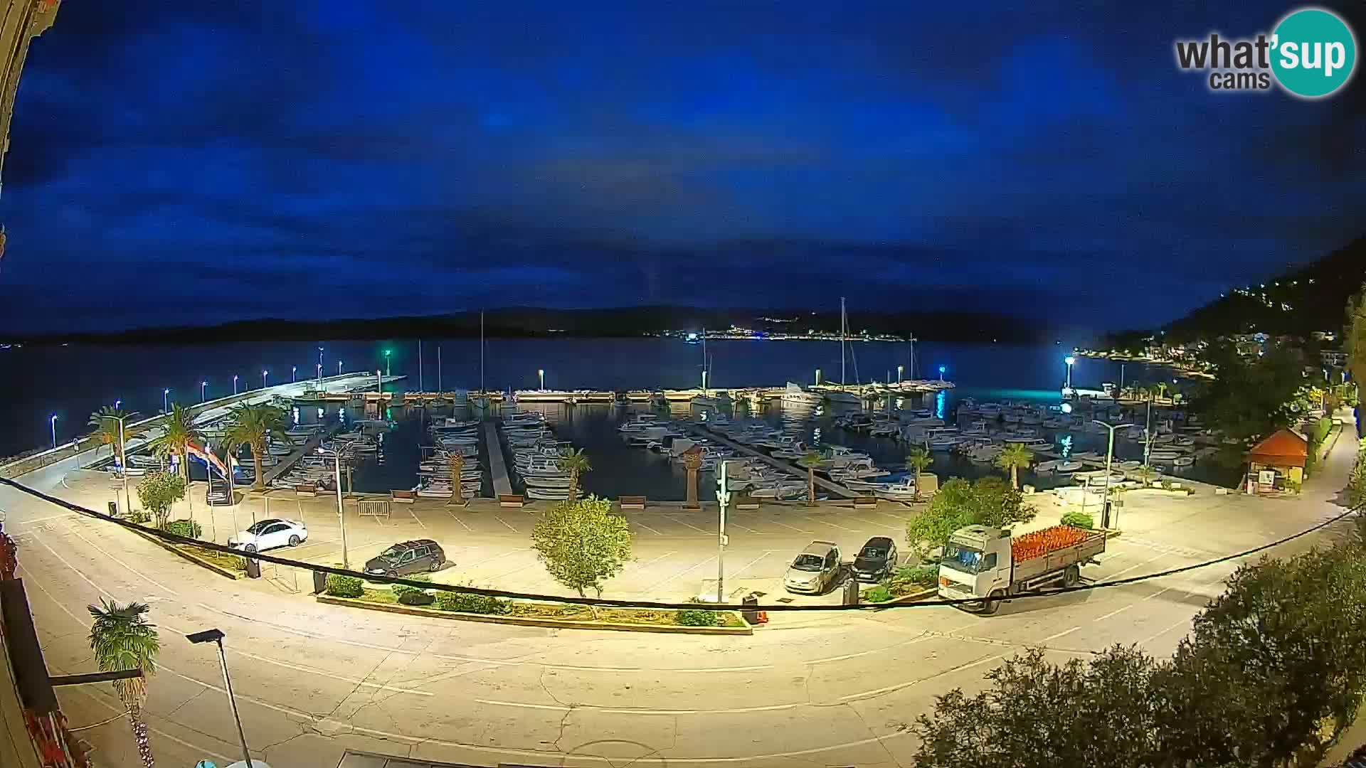 Webcam Orebić Uferpromenade – Fähre nach Korčula Live