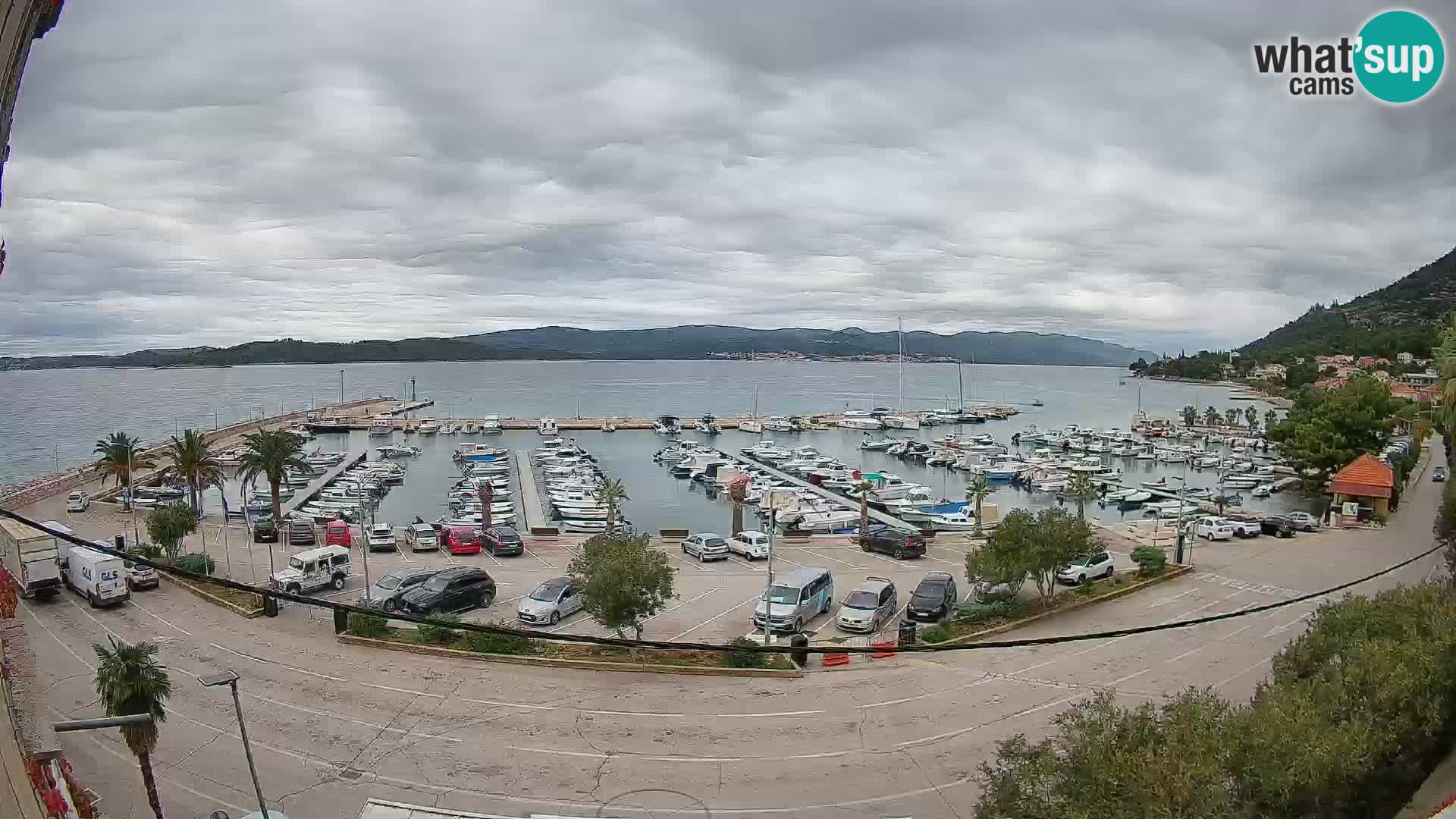 Webcam Orebić Uferpromenade – Fähre nach Korčula Live