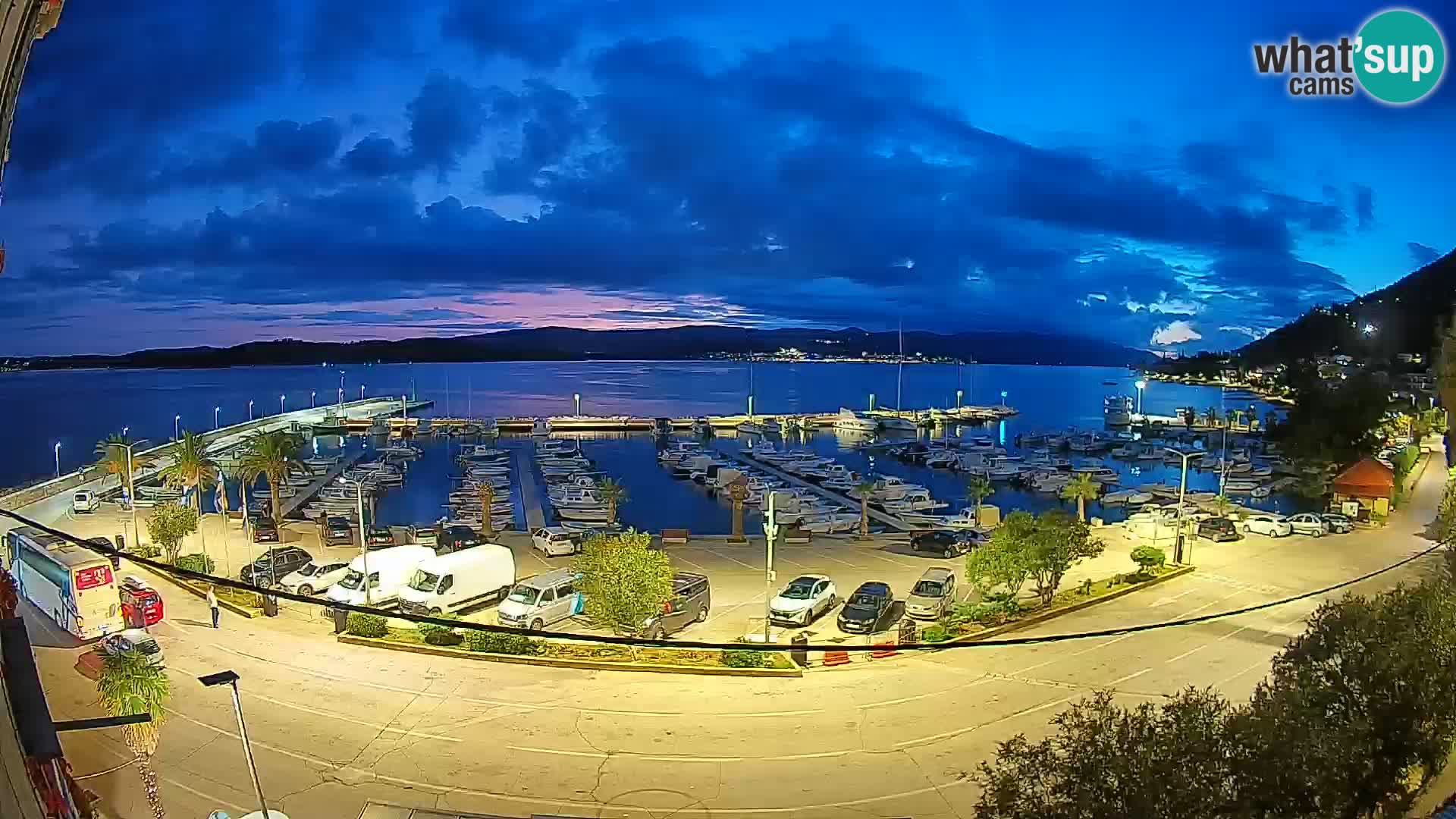 Webcam Orebić Riva – Ferry to Korčula Live
