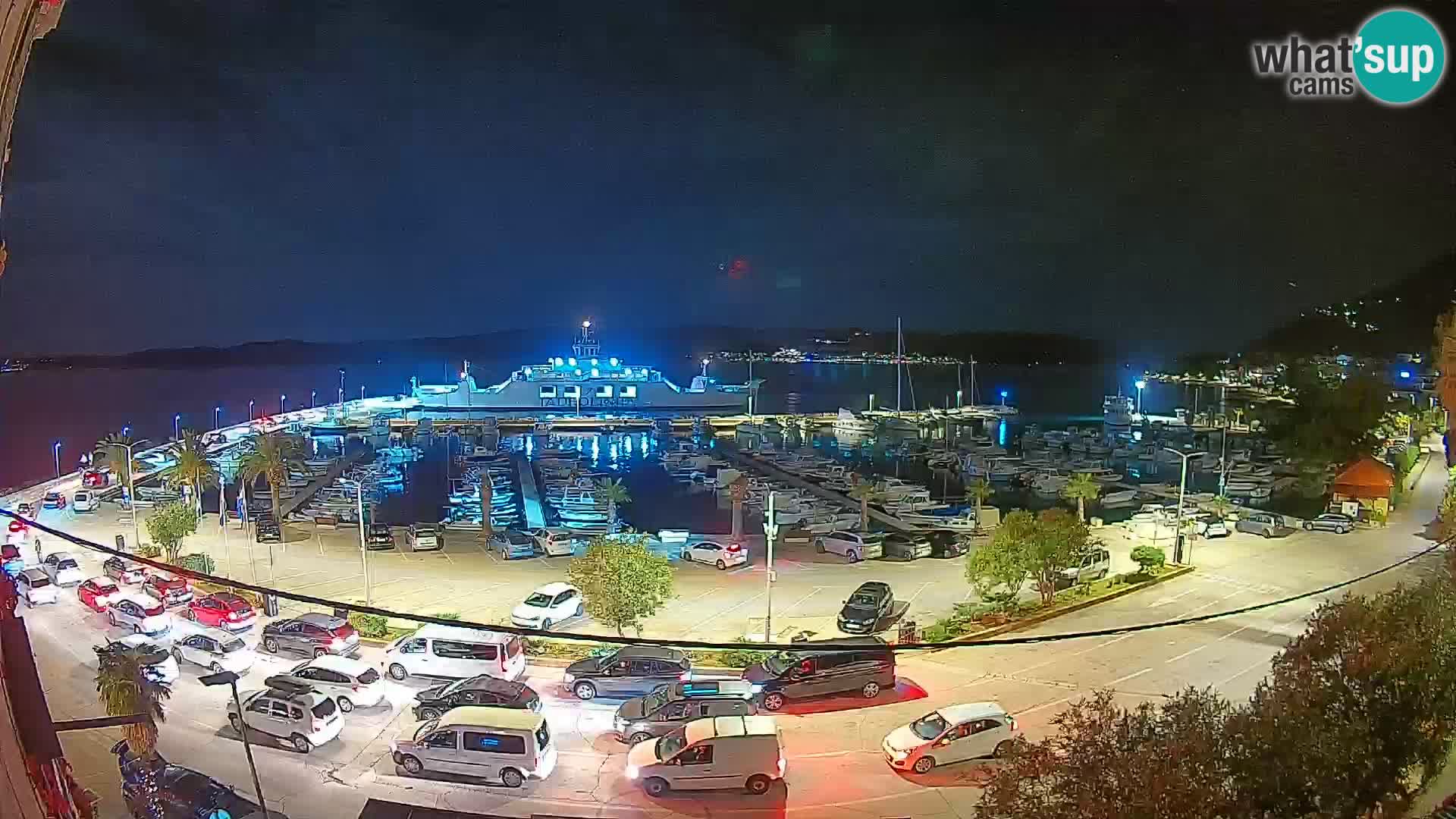 Webcam Orebić Riva – Ferry vers Korčula en direct