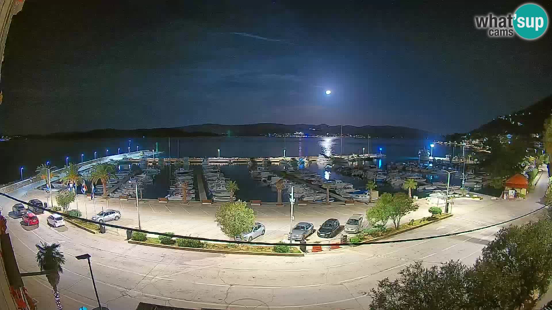 Webcam Orebić Uferpromenade – Fähre nach Korčula Live