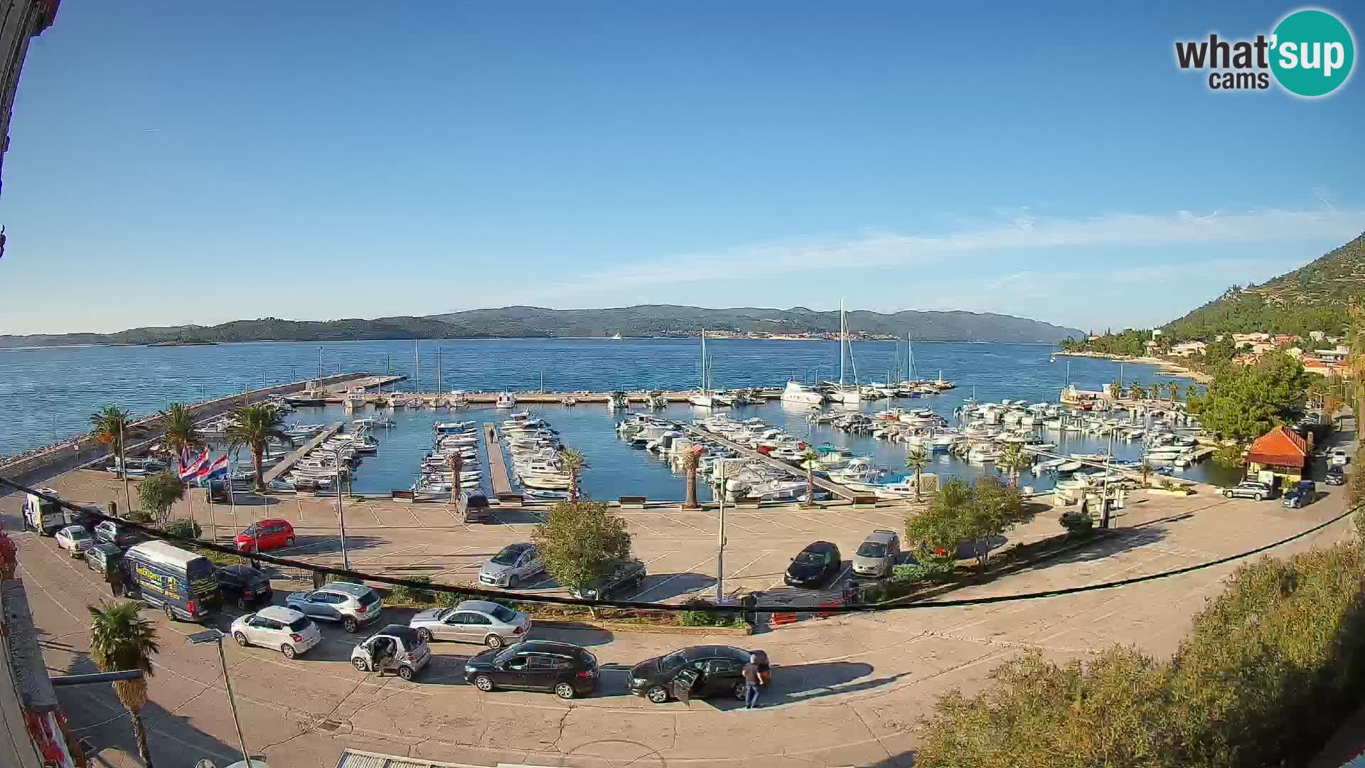 Webcam Orebić Riva – Ferry vers Korčula en direct