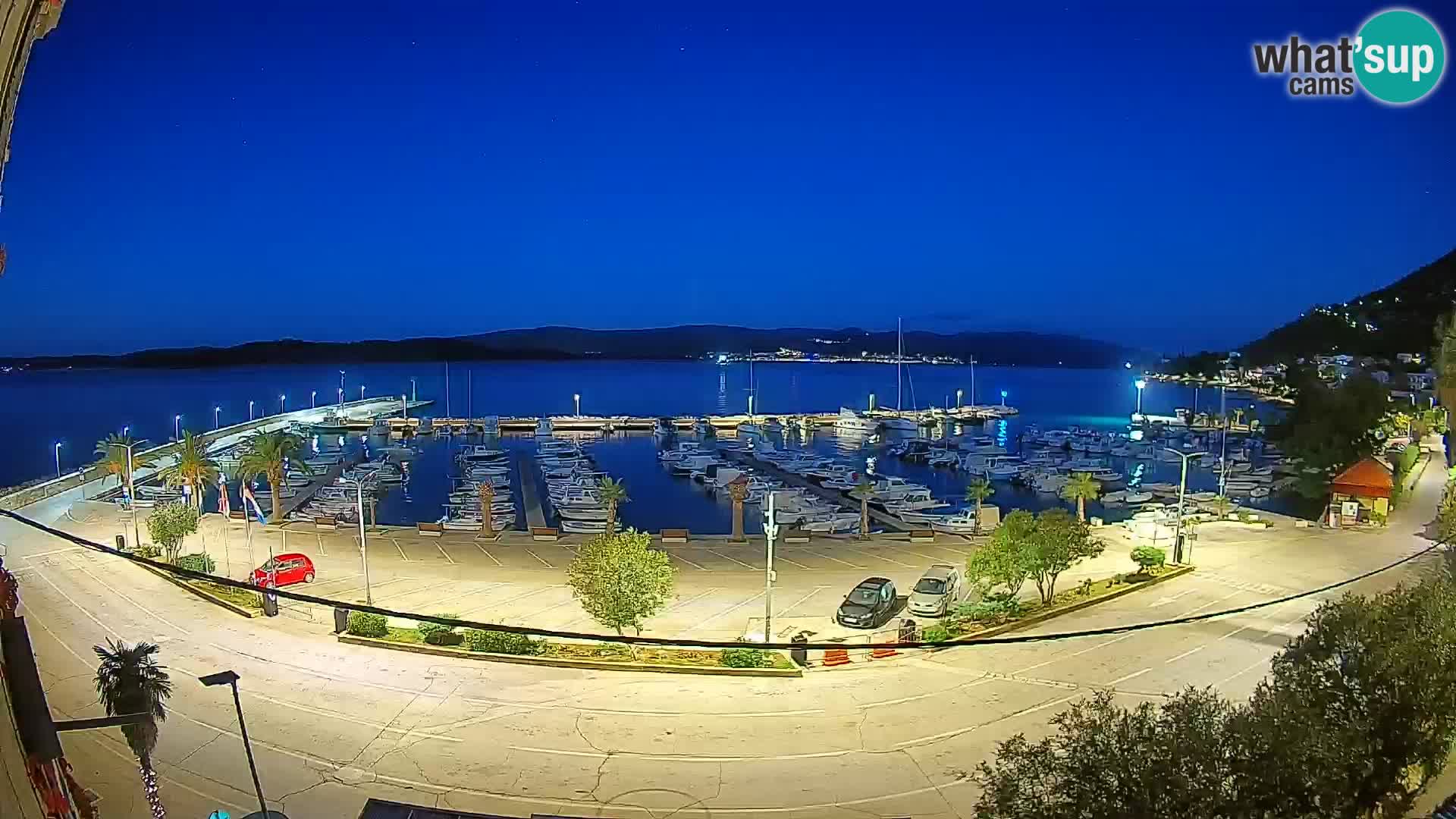 Webcam Orebić Uferpromenade – Fähre nach Korčula Live