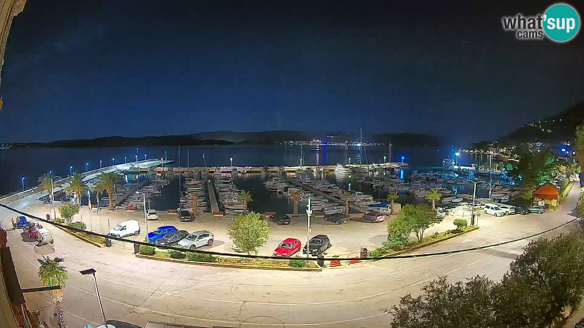 Spletna kamera Orebić Riva – Trajekt za Korčulo v živo