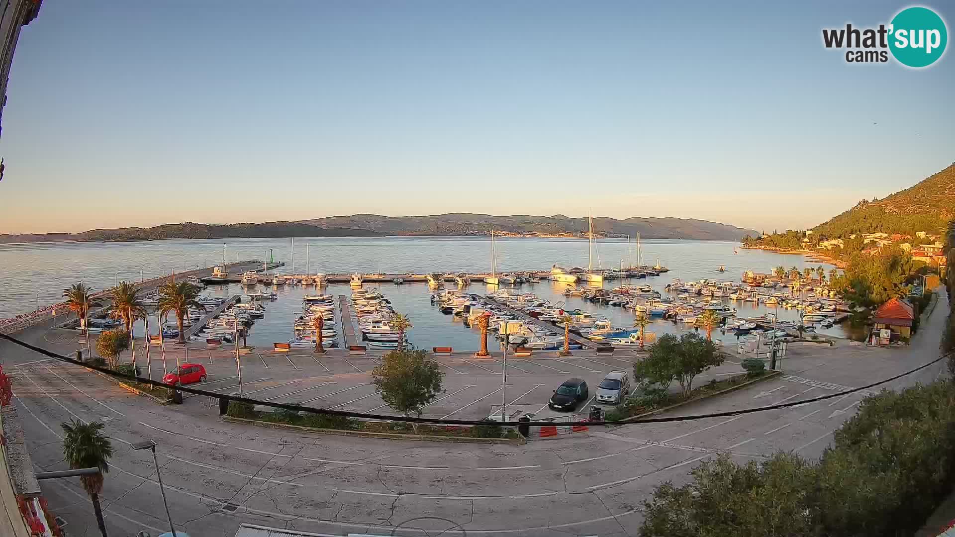Webcam Orebić Riva – Ferry to Korčula Live